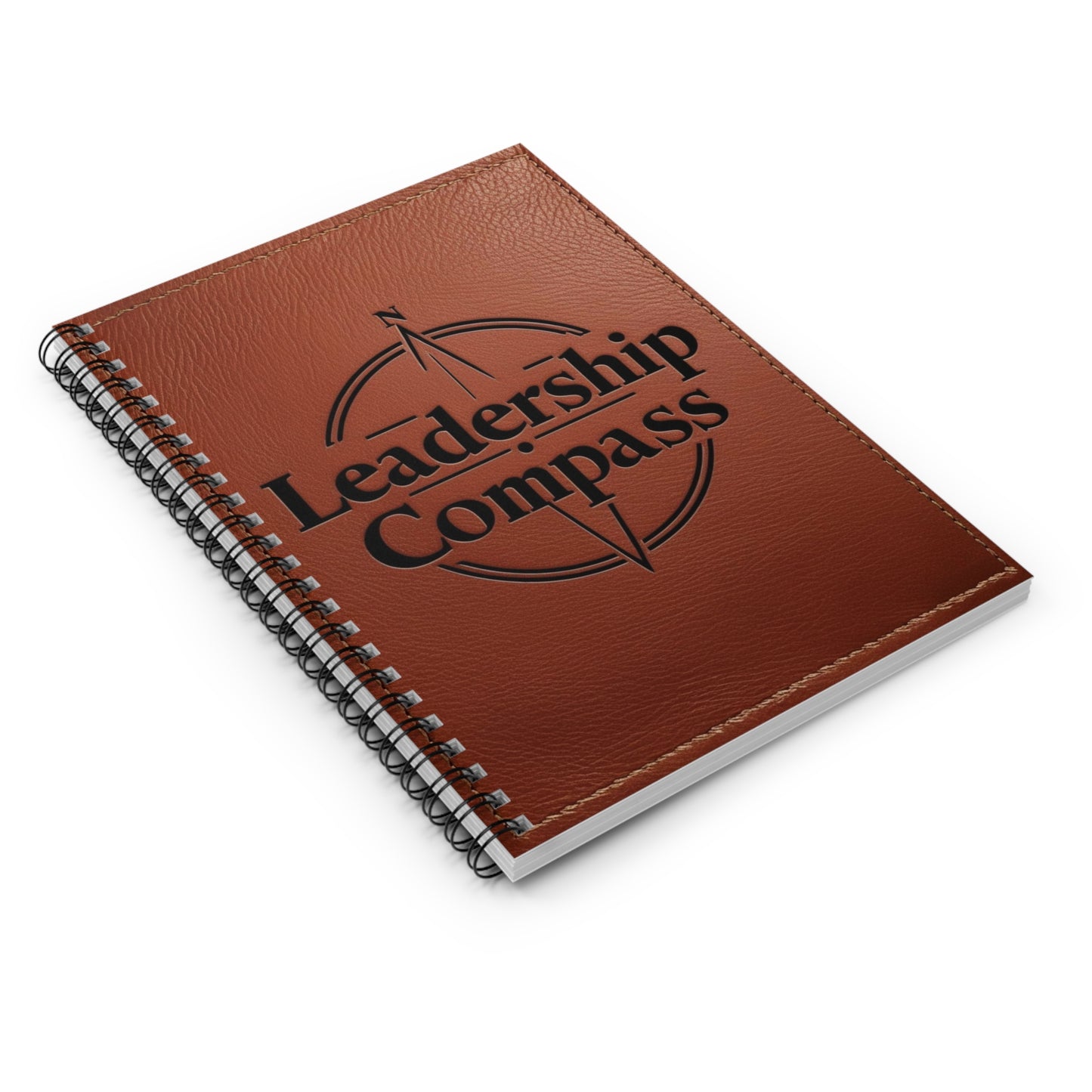 Inspired by Leather | Spiral Notebook - Ruled Line