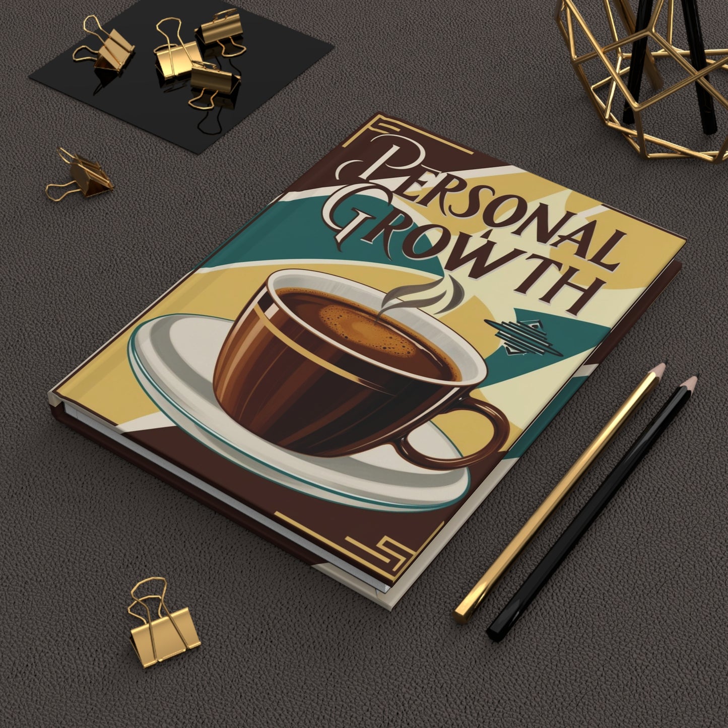 Now With More Caffeine | Hardcover Journal Matte