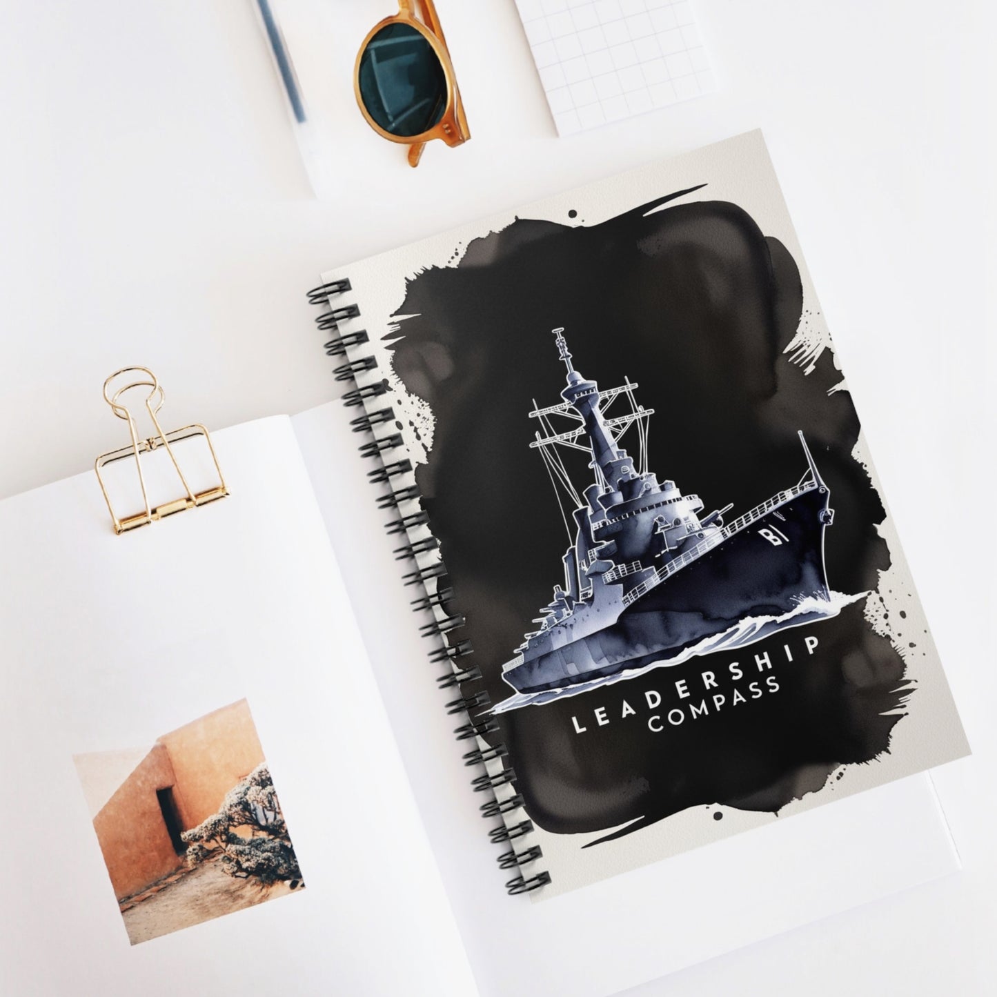 Stationed Close By | Spiral Notebook - Ruled Line