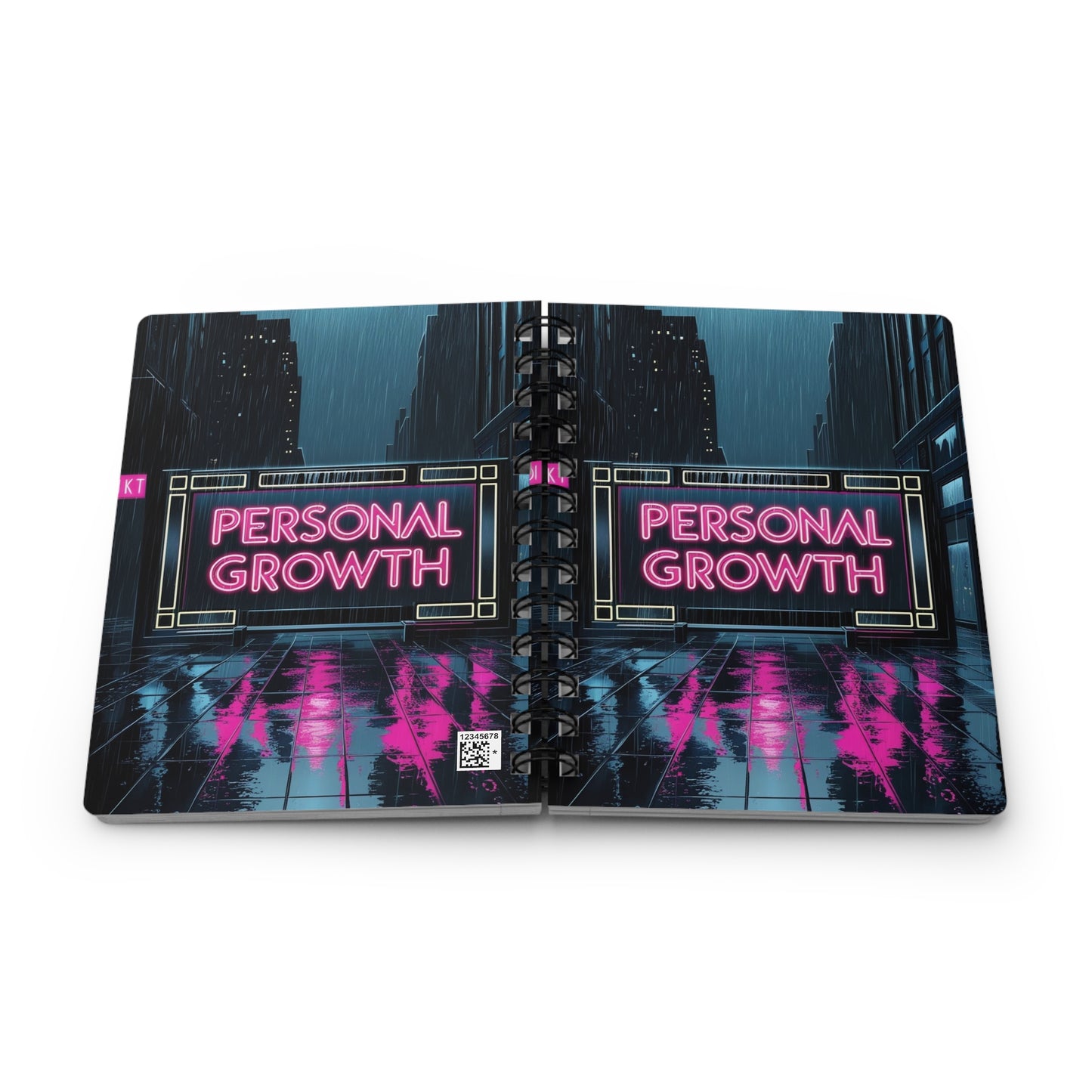 Bathed in Neon | Spiral Bound Journal