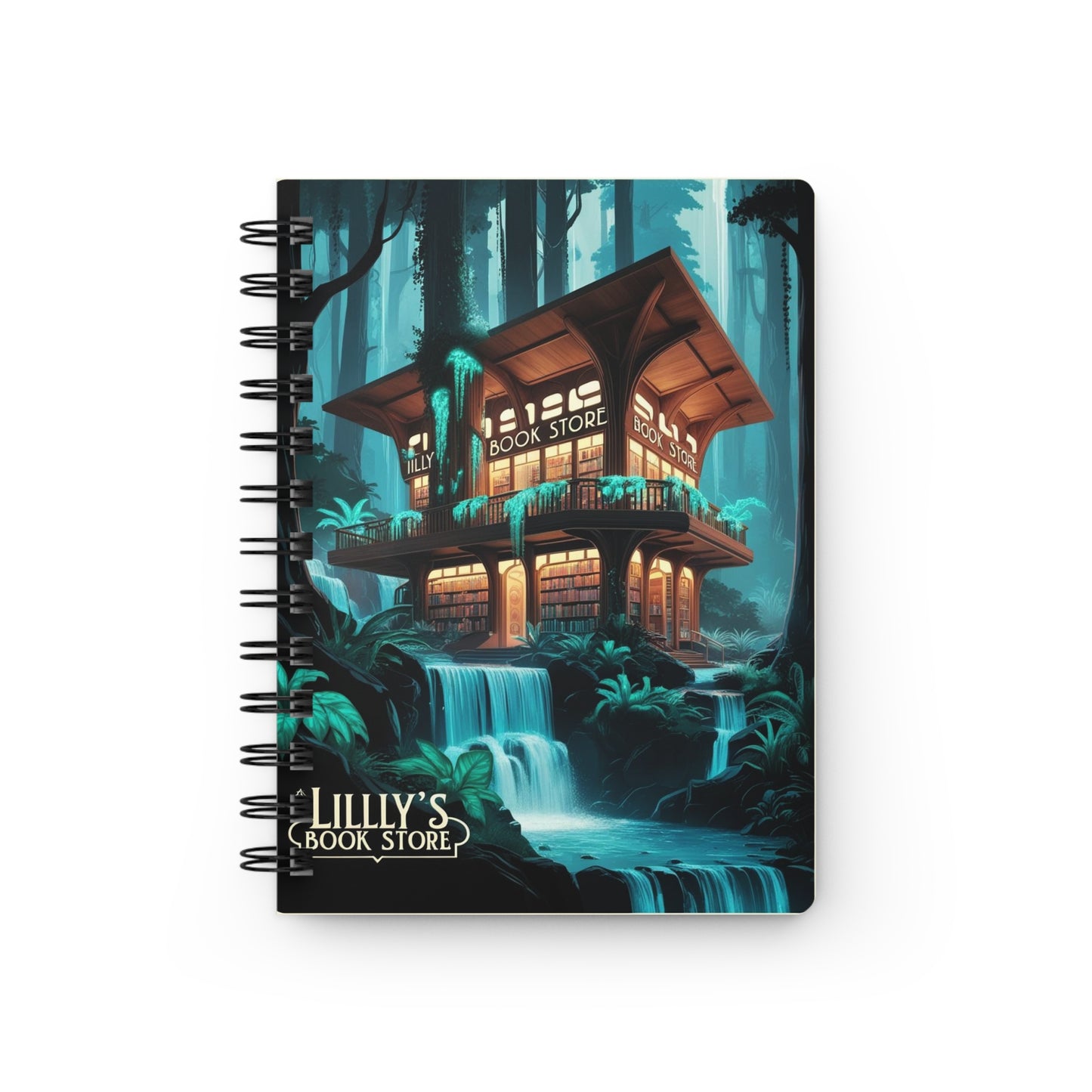 Blue Flowing Water | Spiral Bound Journal