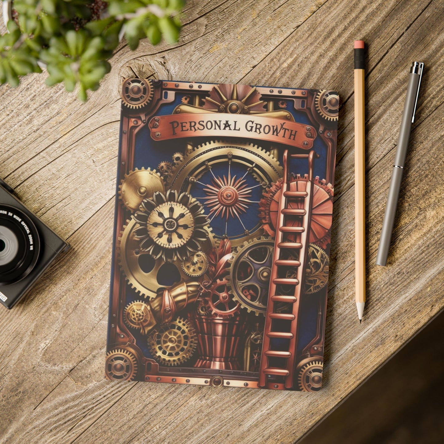 Bulky Leather Coats and Elaborate Goggles | Softcover Journal (with Inside Prints)