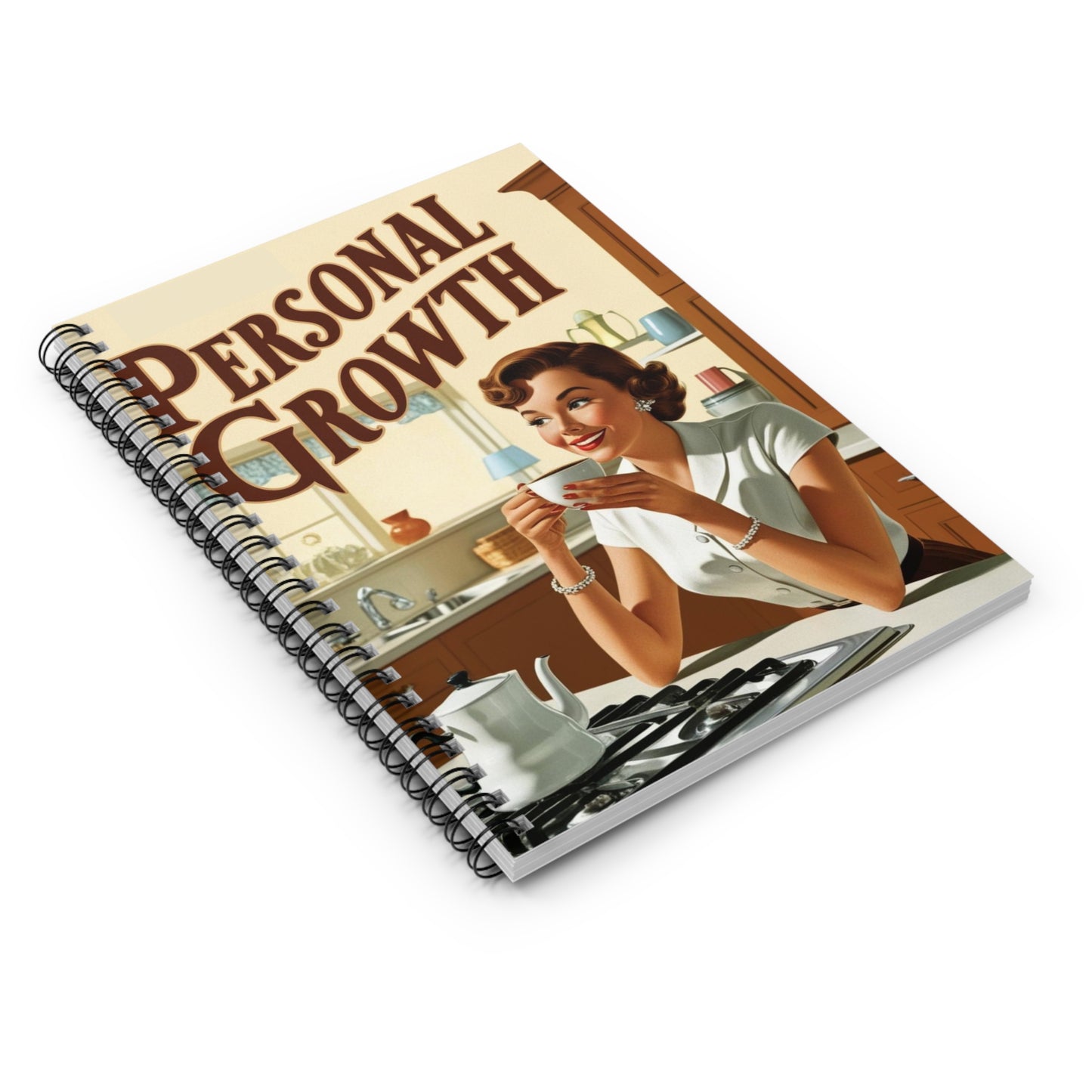 Quaint Suburb of Maplewood | Spiral Notebook - Ruled Line