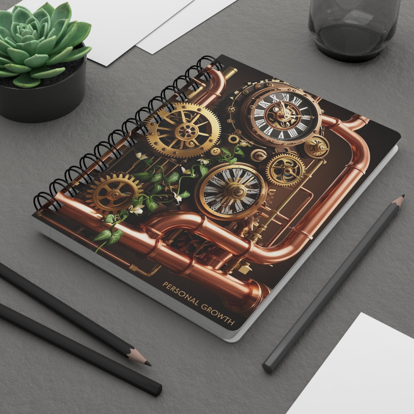 No Words, Just Time | Spiral Bound Journal