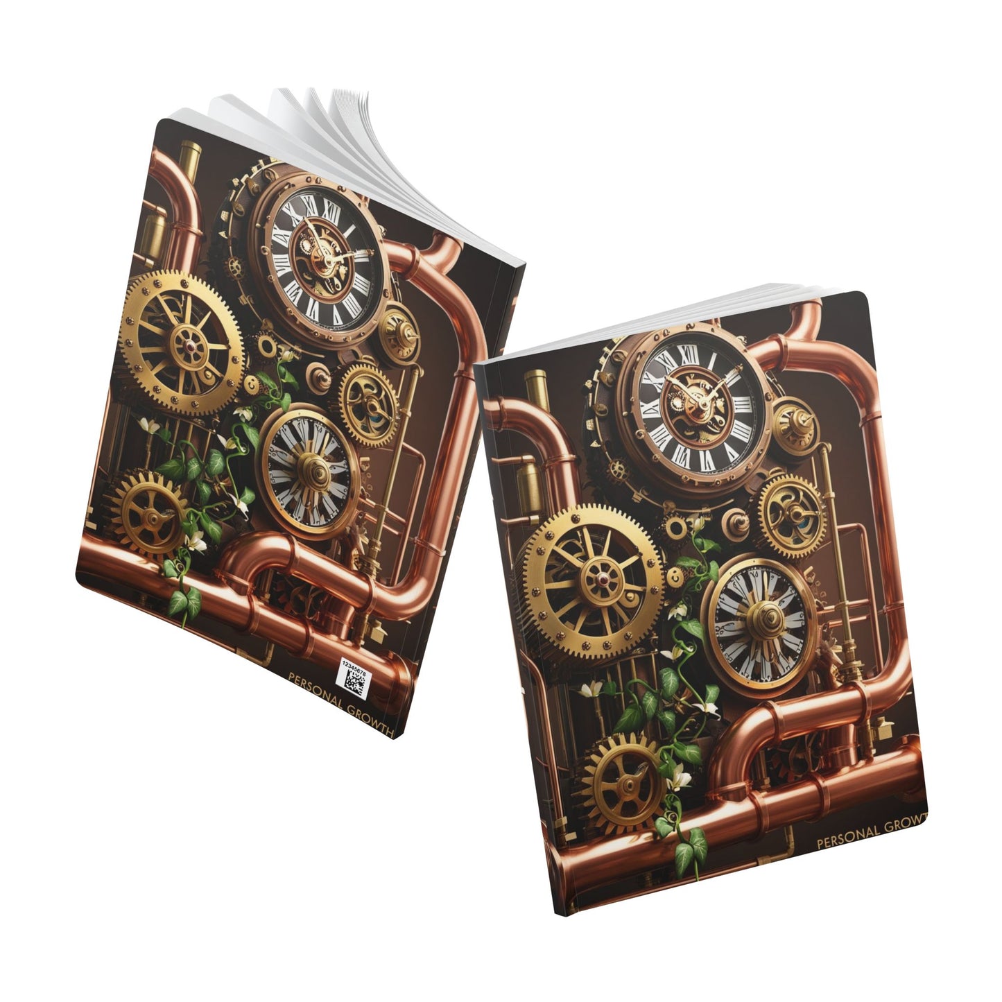 No Words, Just Time | Softcover Journal (with Inside Prints)