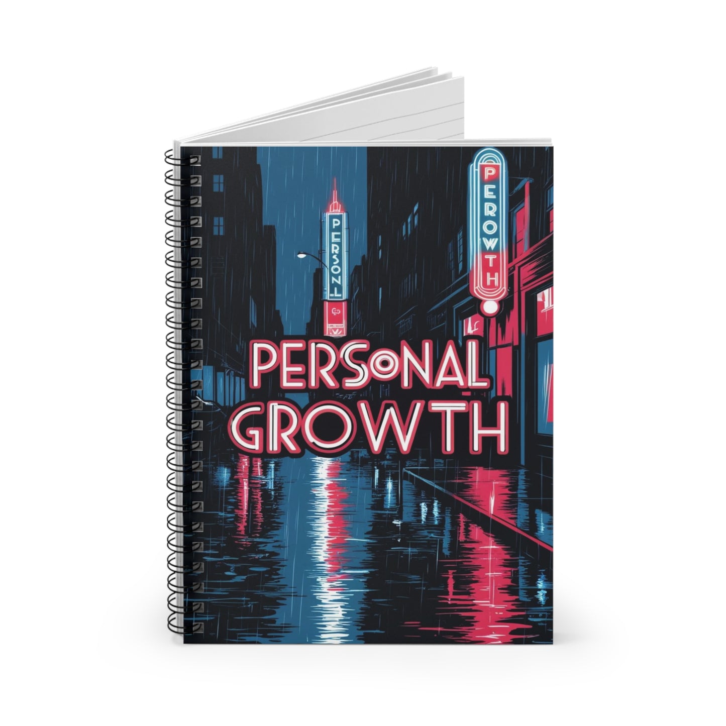 Neon Halo | Spiral Notebook - Ruled Line