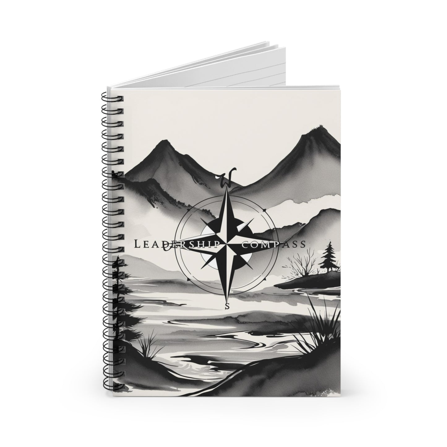 Nature's Embrace Unfolds | Spiral Notebook - Ruled Line