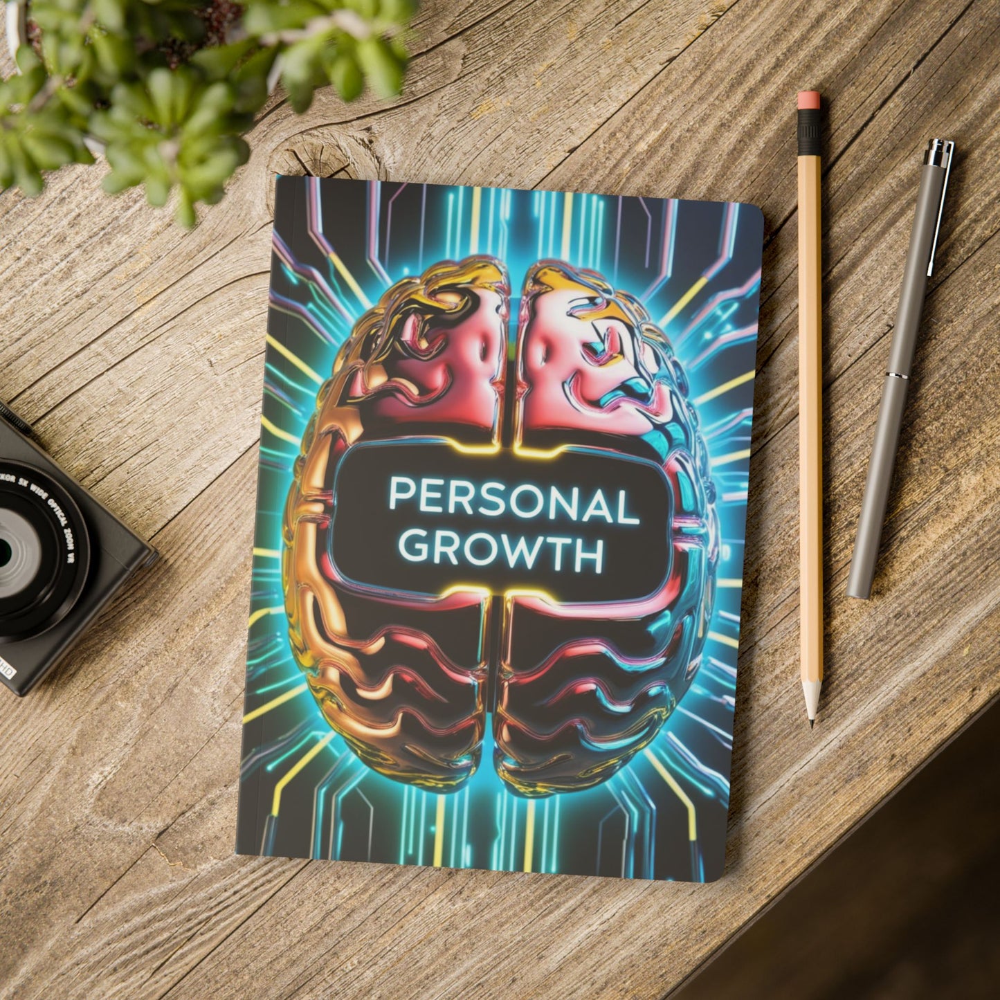 Ready for Input | Softcover Journal (with Inside Prints)