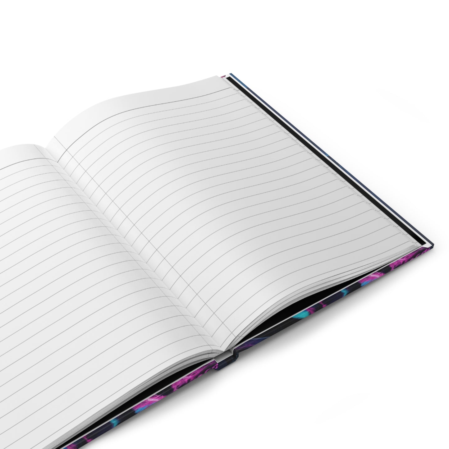 Neon Lights Flickered Around Them | Hardcover Journal Matte