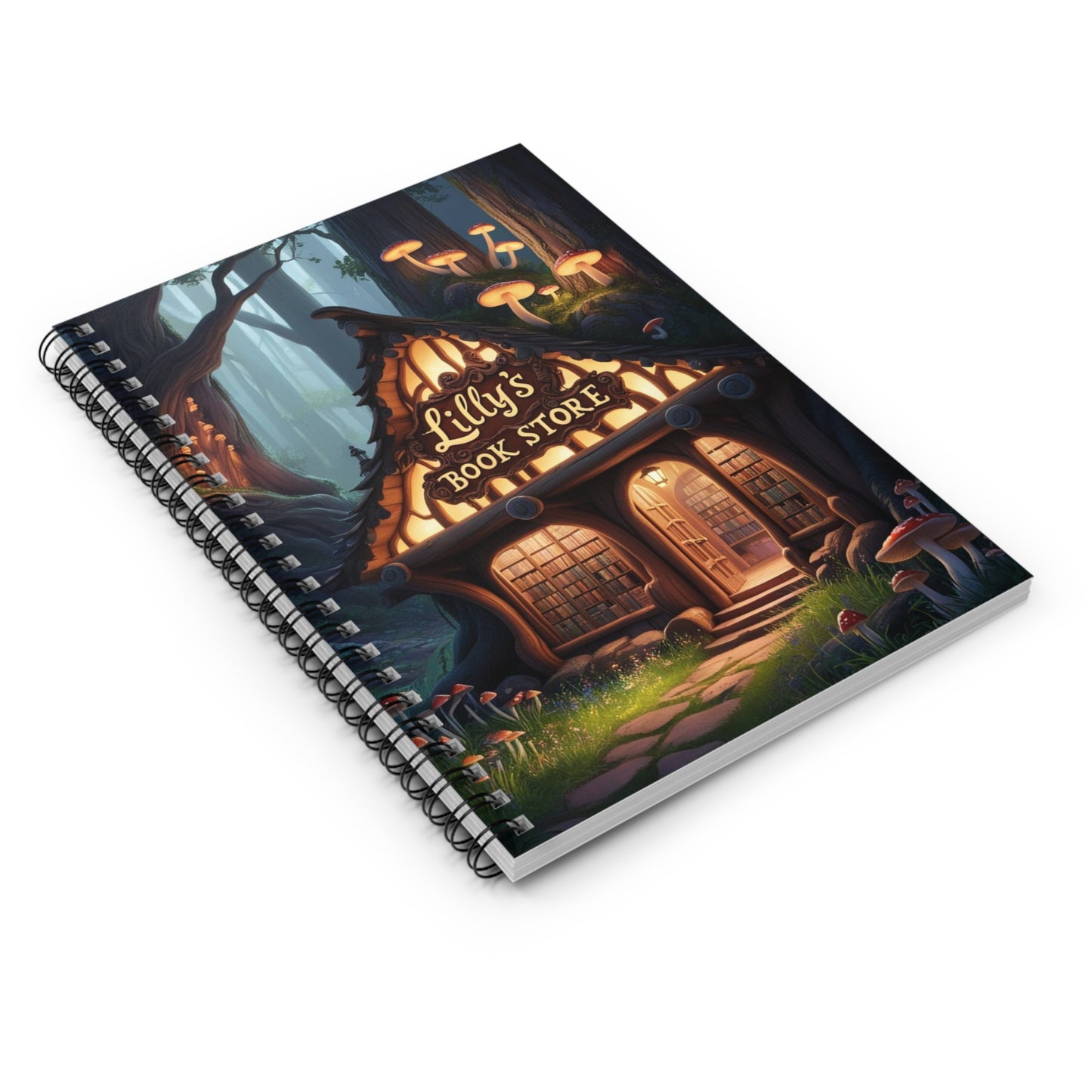 Enchanting Mushrooms | Spiral Notebook - Ruled Line