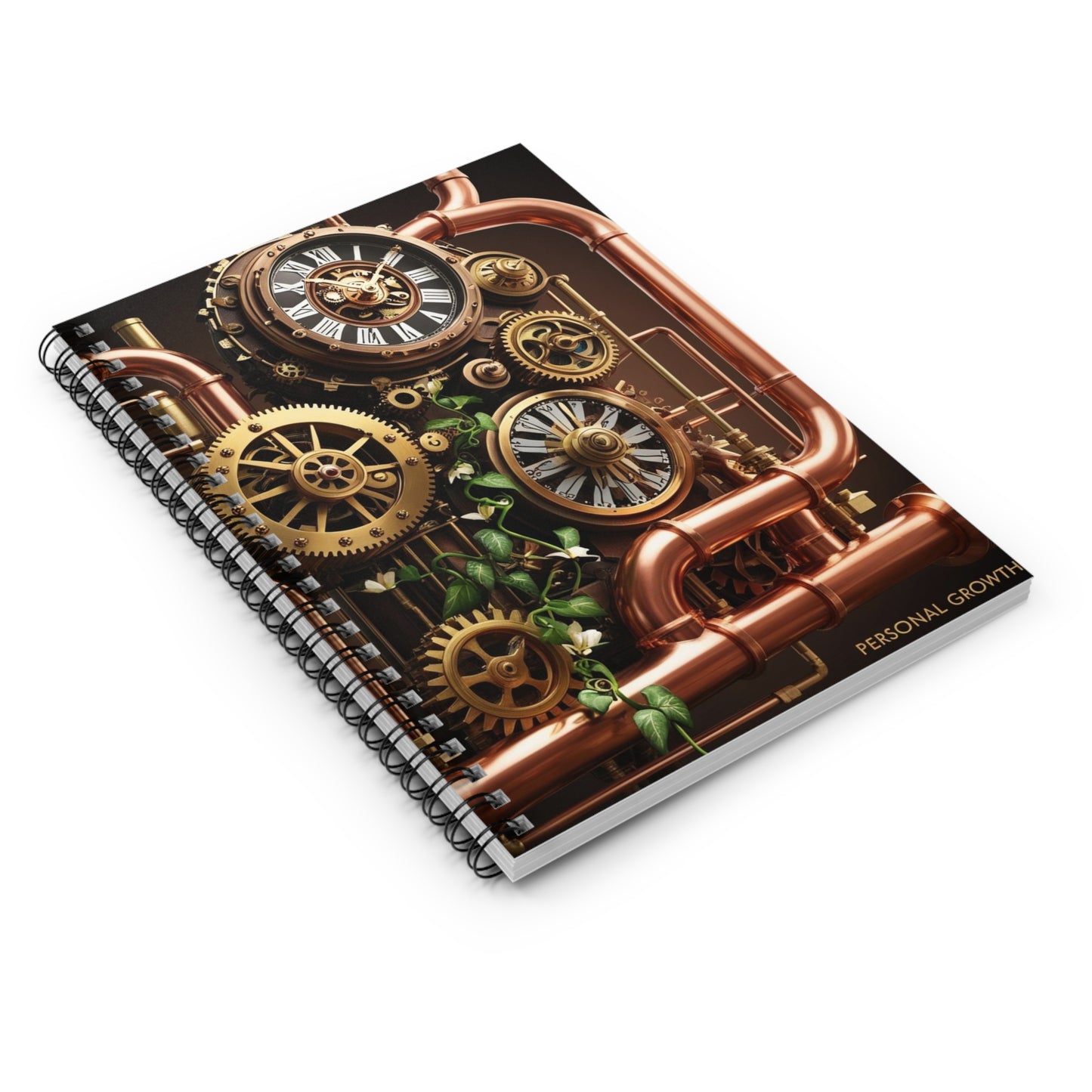 No Words, Just Time | Spiral Notebook - Ruled Line