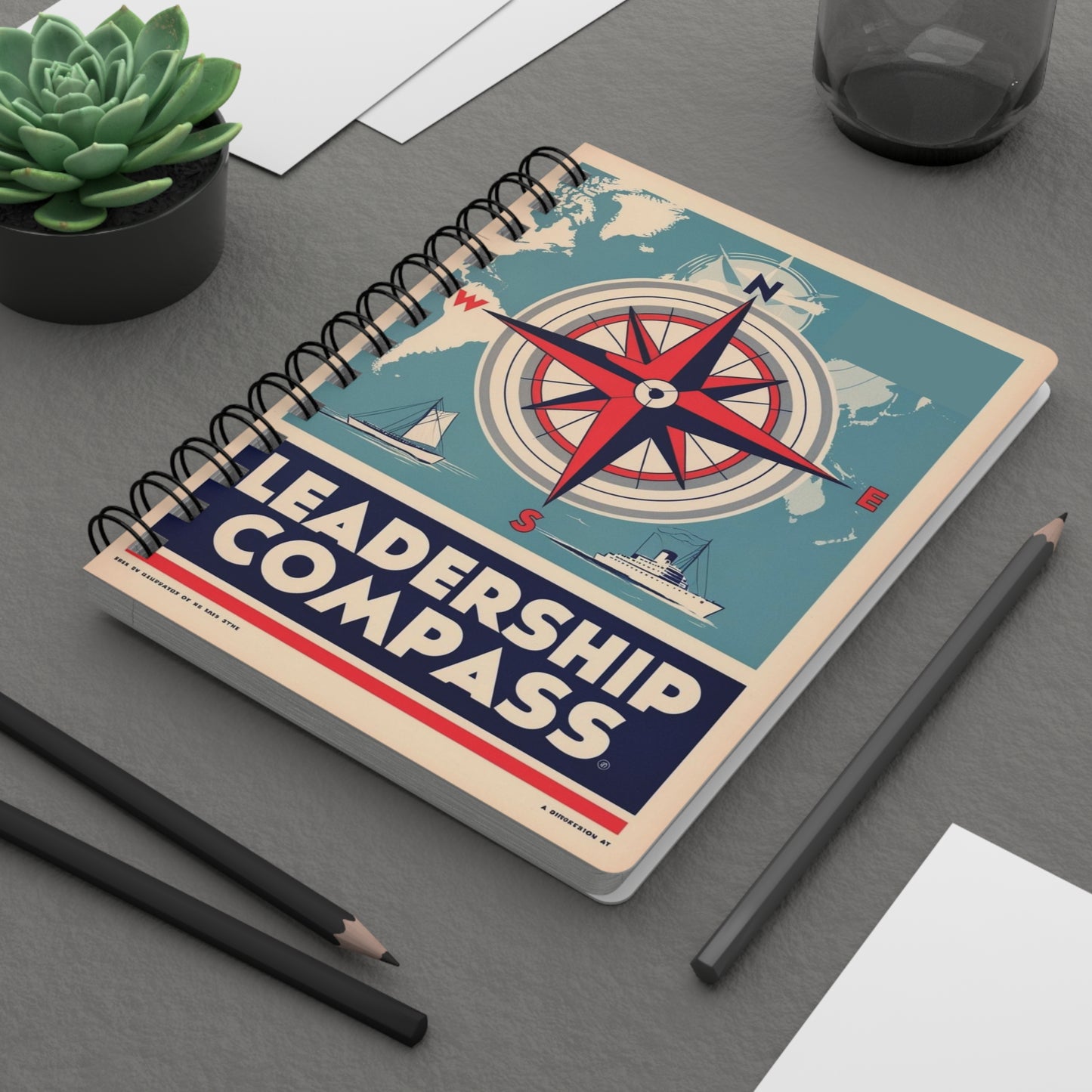 For the Traveling Man | Spiral Bound Journal