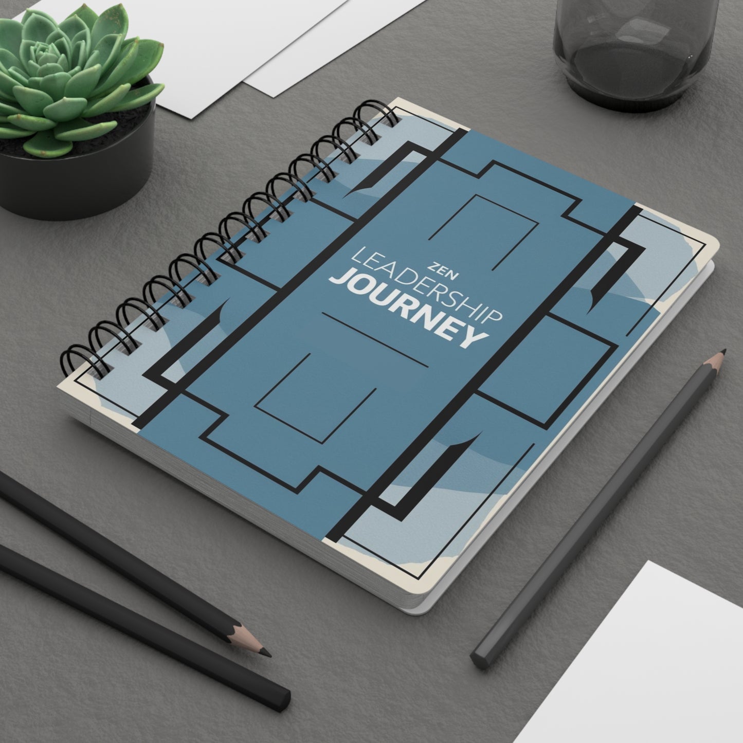 Organized Tranquility | Spiral Bound Journal