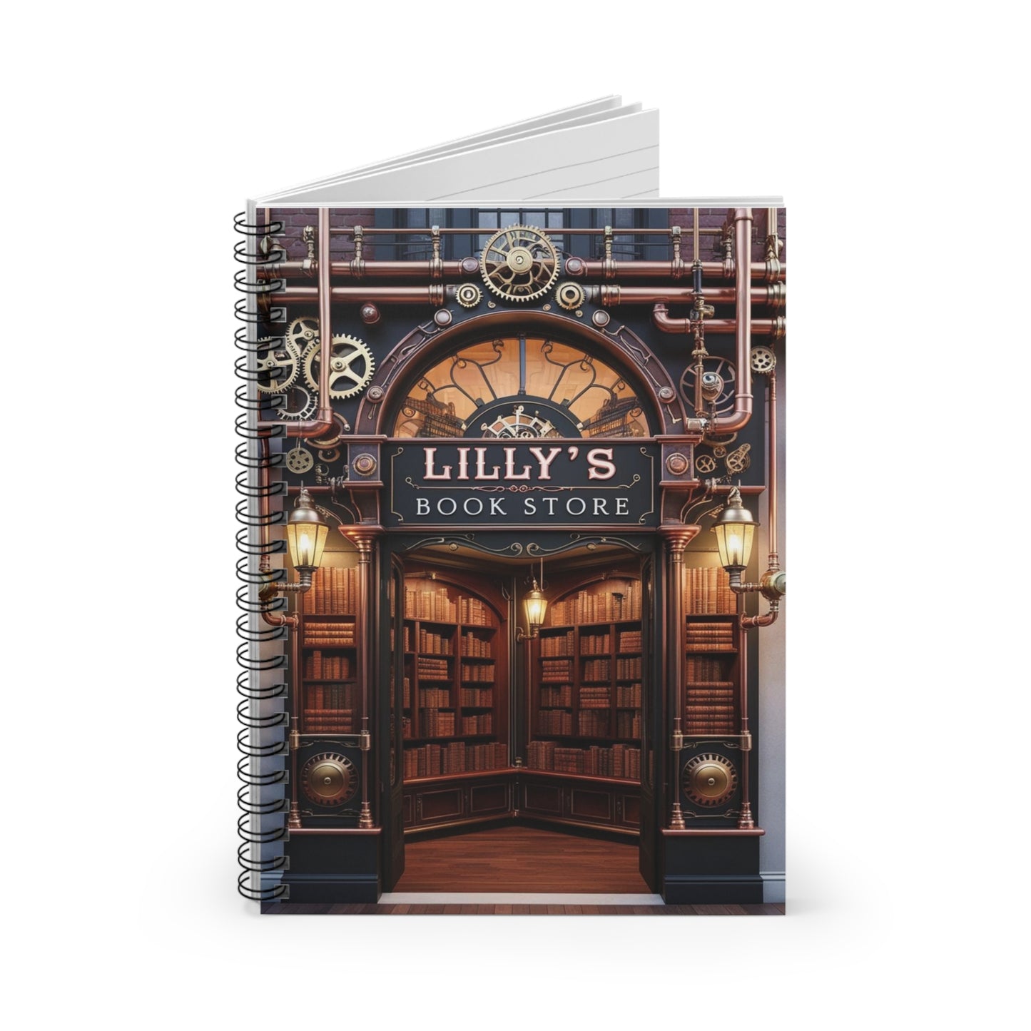 Airships Crossed the Sky | Spiral Notebook - Ruled Line