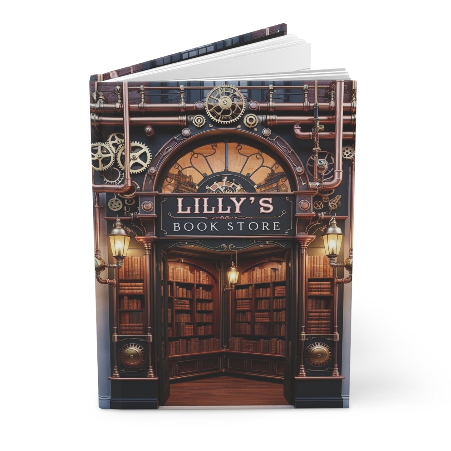 Airships Crossed the Sky | Hardcover Journal Matte
