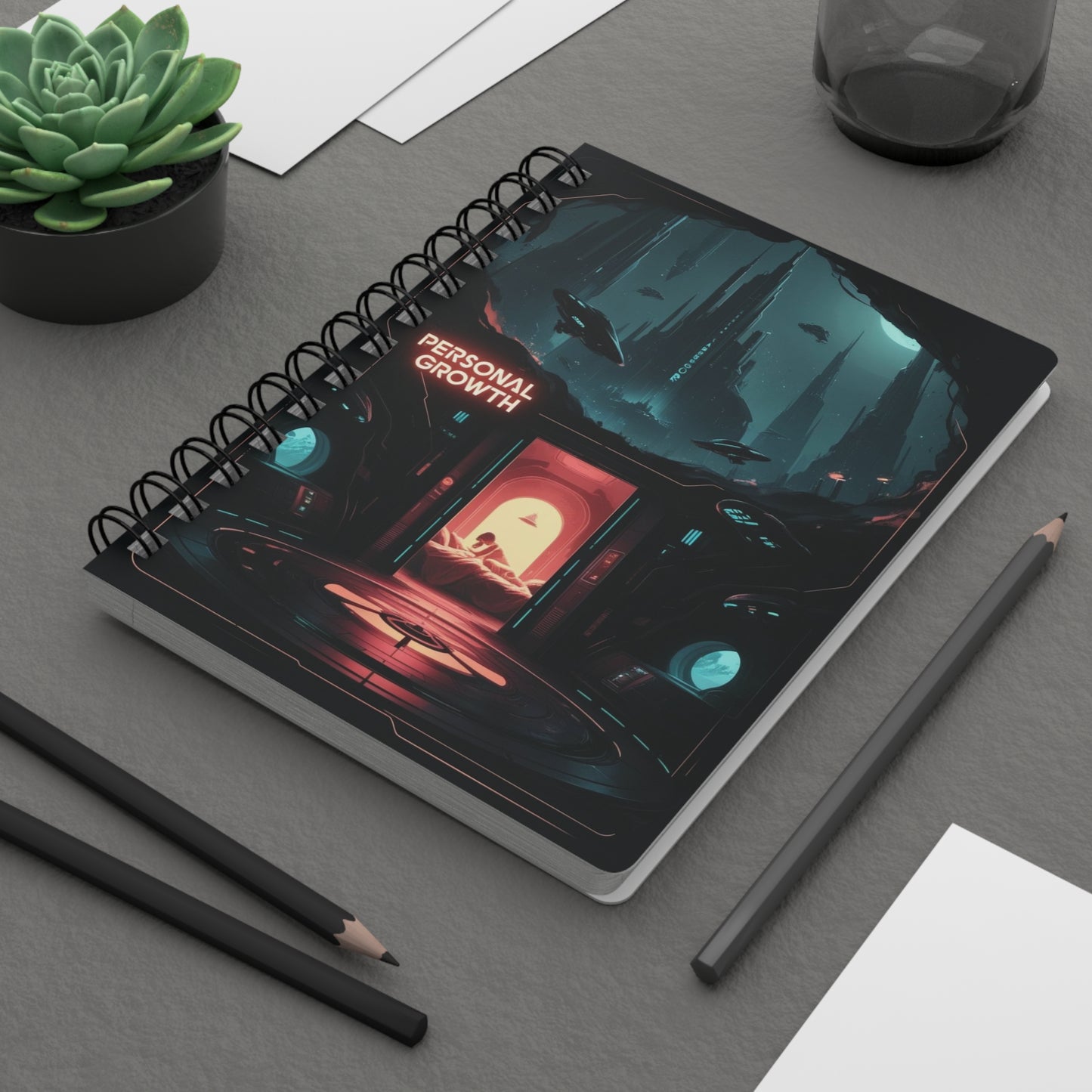 Something Brewing Back There | Spiral Bound Journal
