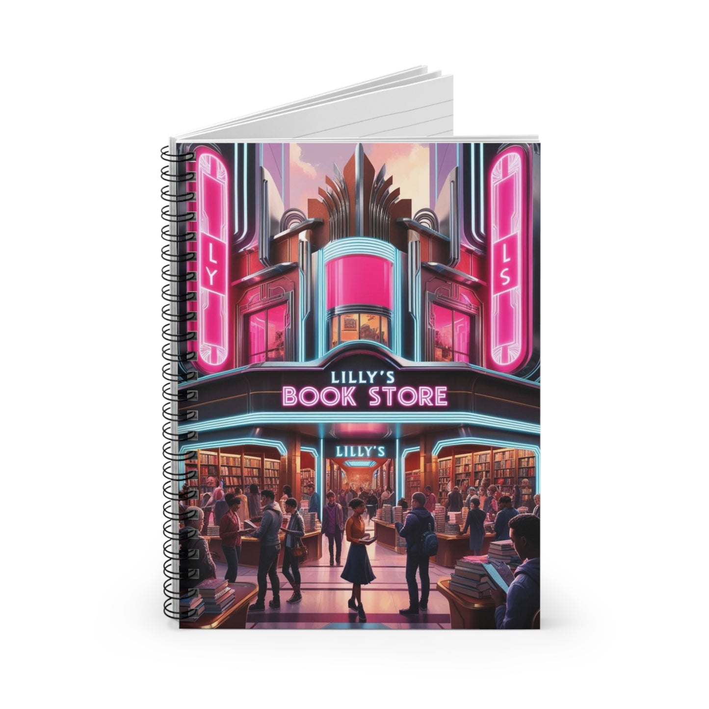 Chaotic Dance of Progress | Spiral Notebook - Ruled Line