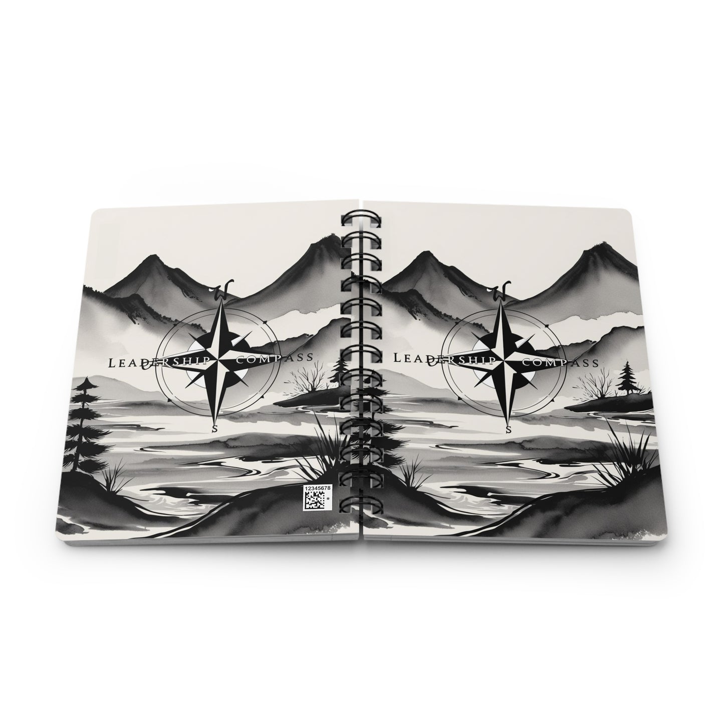 Night's Embrace Unfolds | Spiral Bound Journal