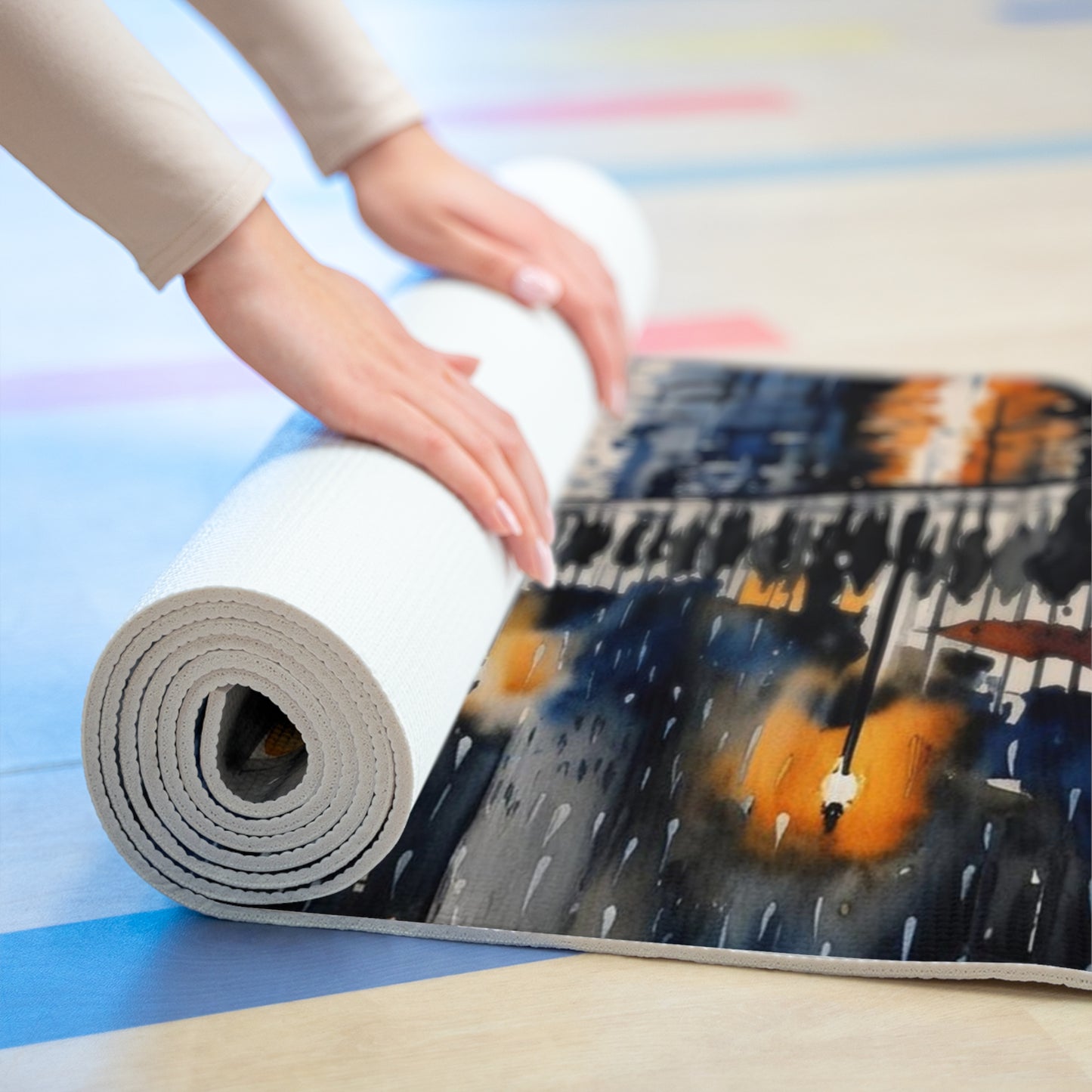 Foam Yoga Mat | Weary Night Collection