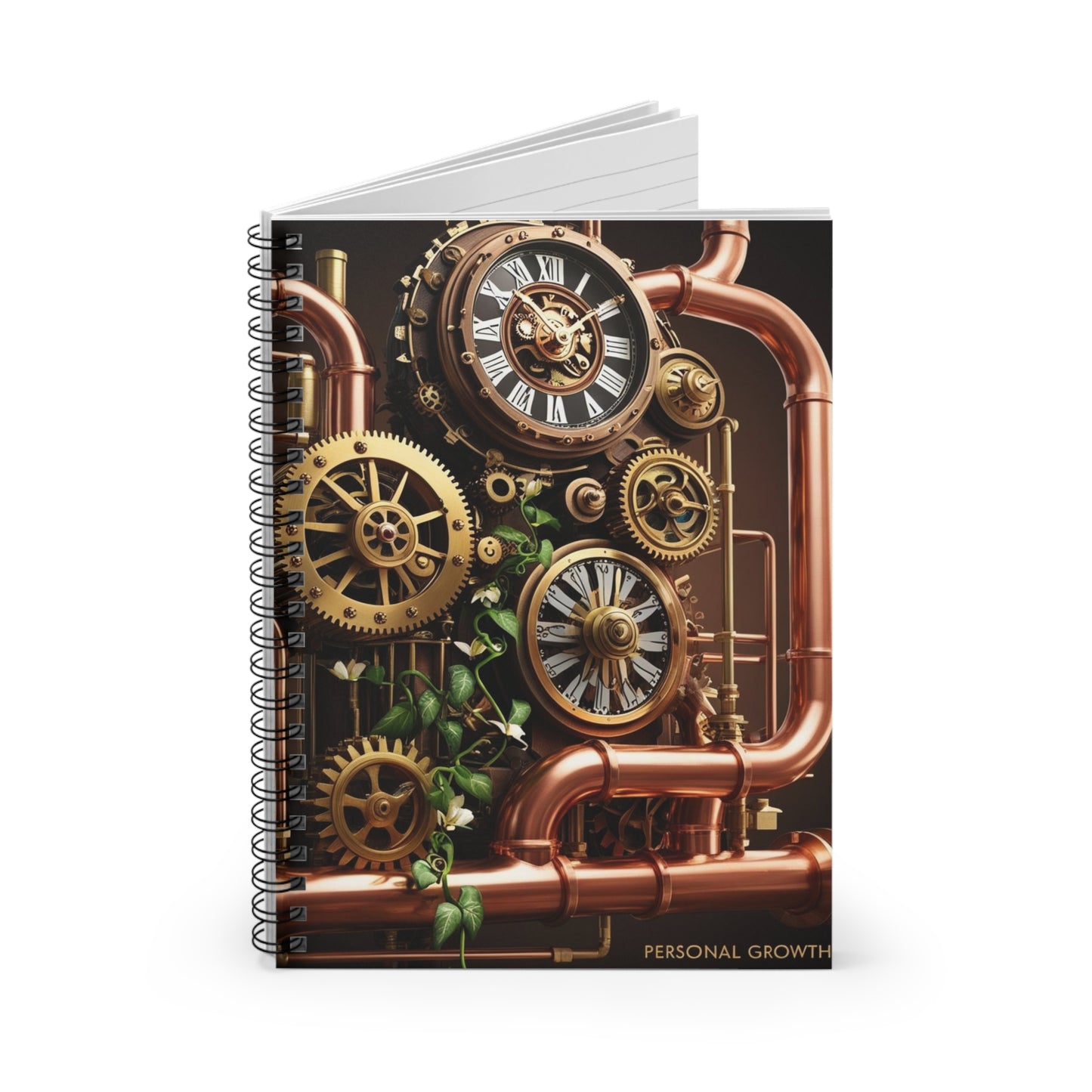No Words, Just Time | Spiral Notebook - Ruled Line