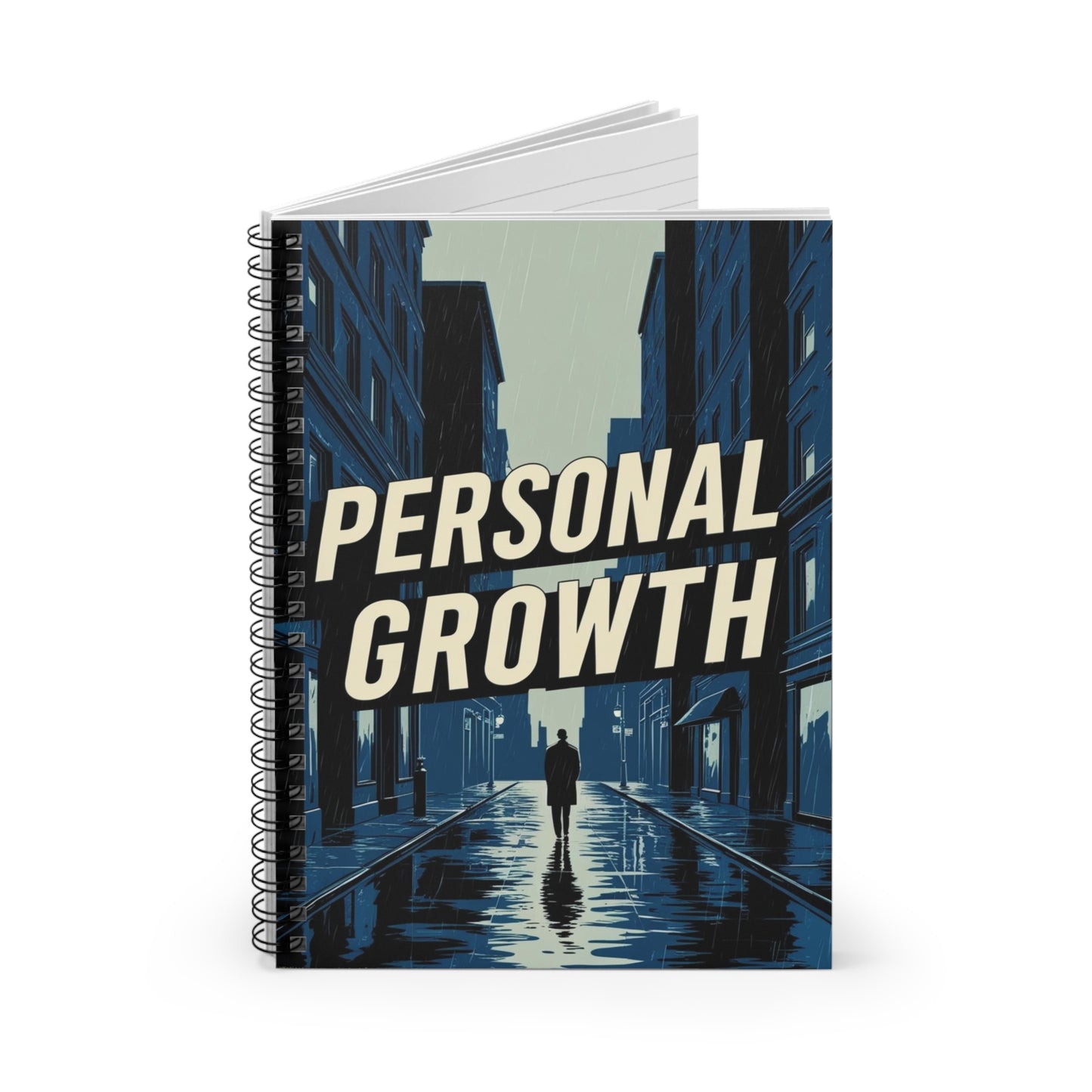 Man Alone | Spiral Notebook - Ruled Line