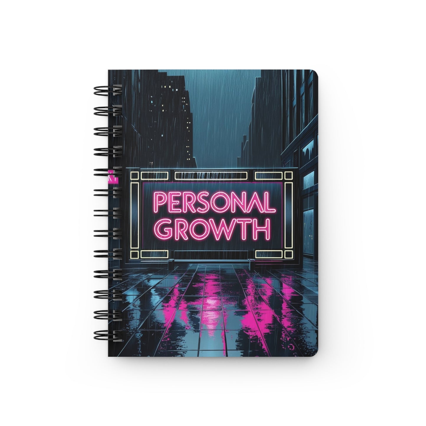 Bathed in Neon | Spiral Bound Journal