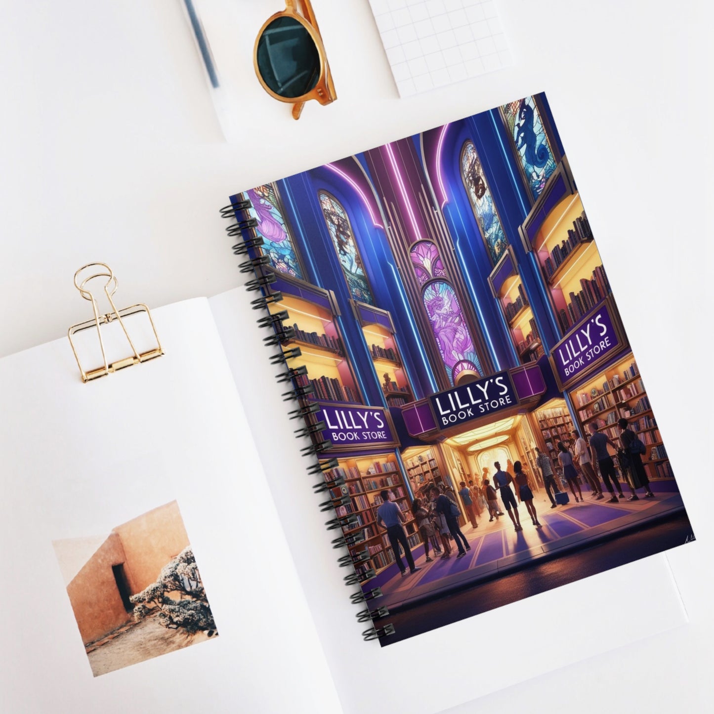 Synth Coffee | Spiral Notebook - Ruled Line