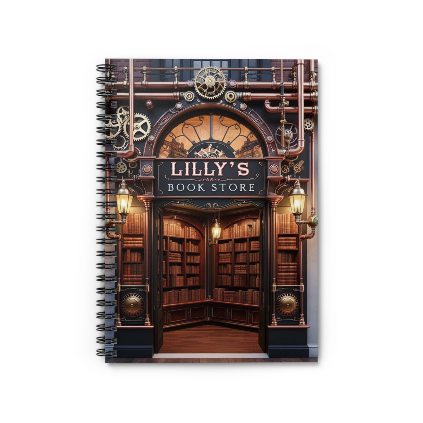 Airships Crossed the Sky | Spiral Notebook - Ruled Line