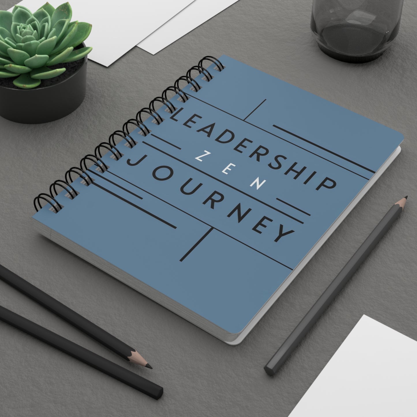 I Wish I Was Organized as These Lines | Spiral Bound Journal