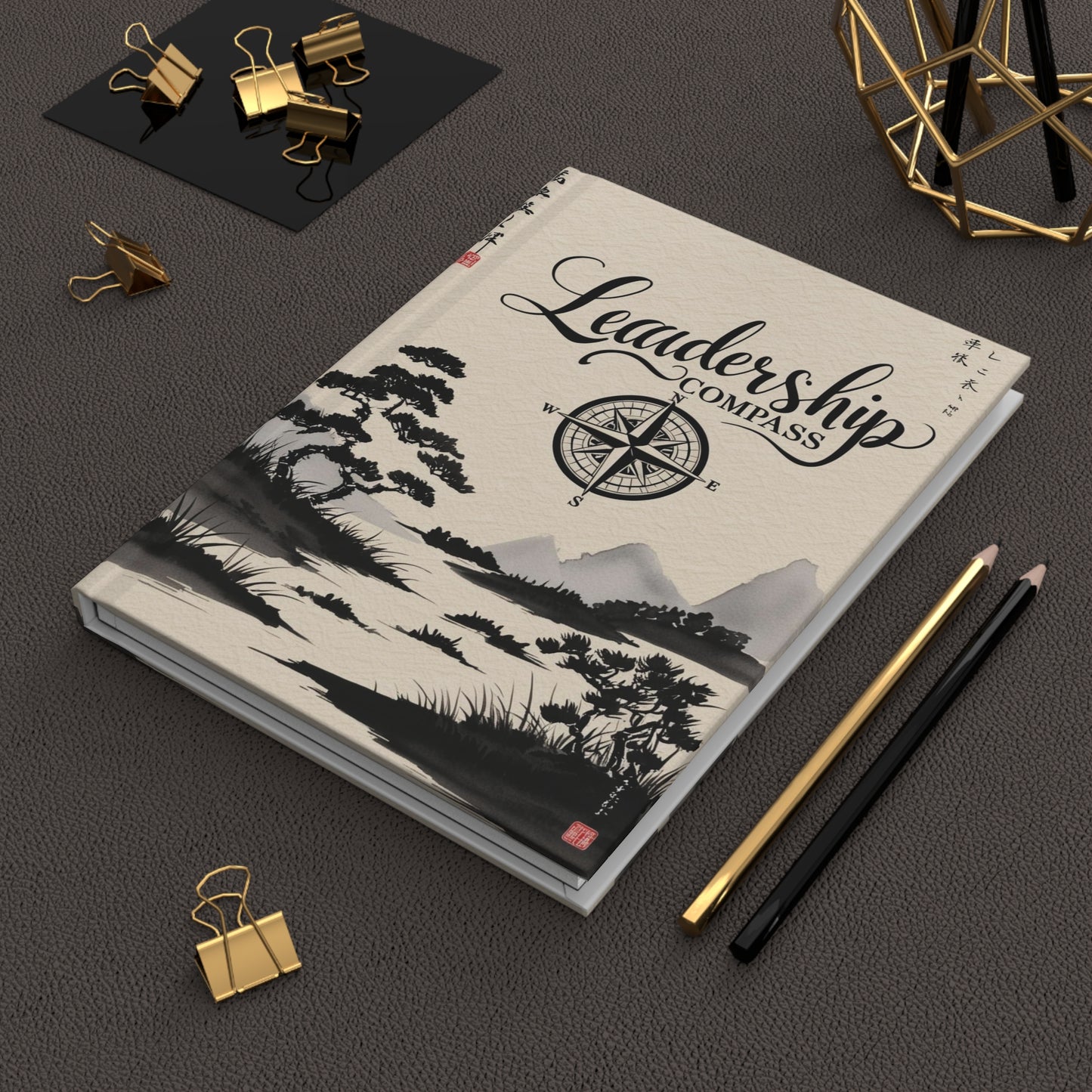 The Bird Hops Contentedly | Hardcover Journal Matte