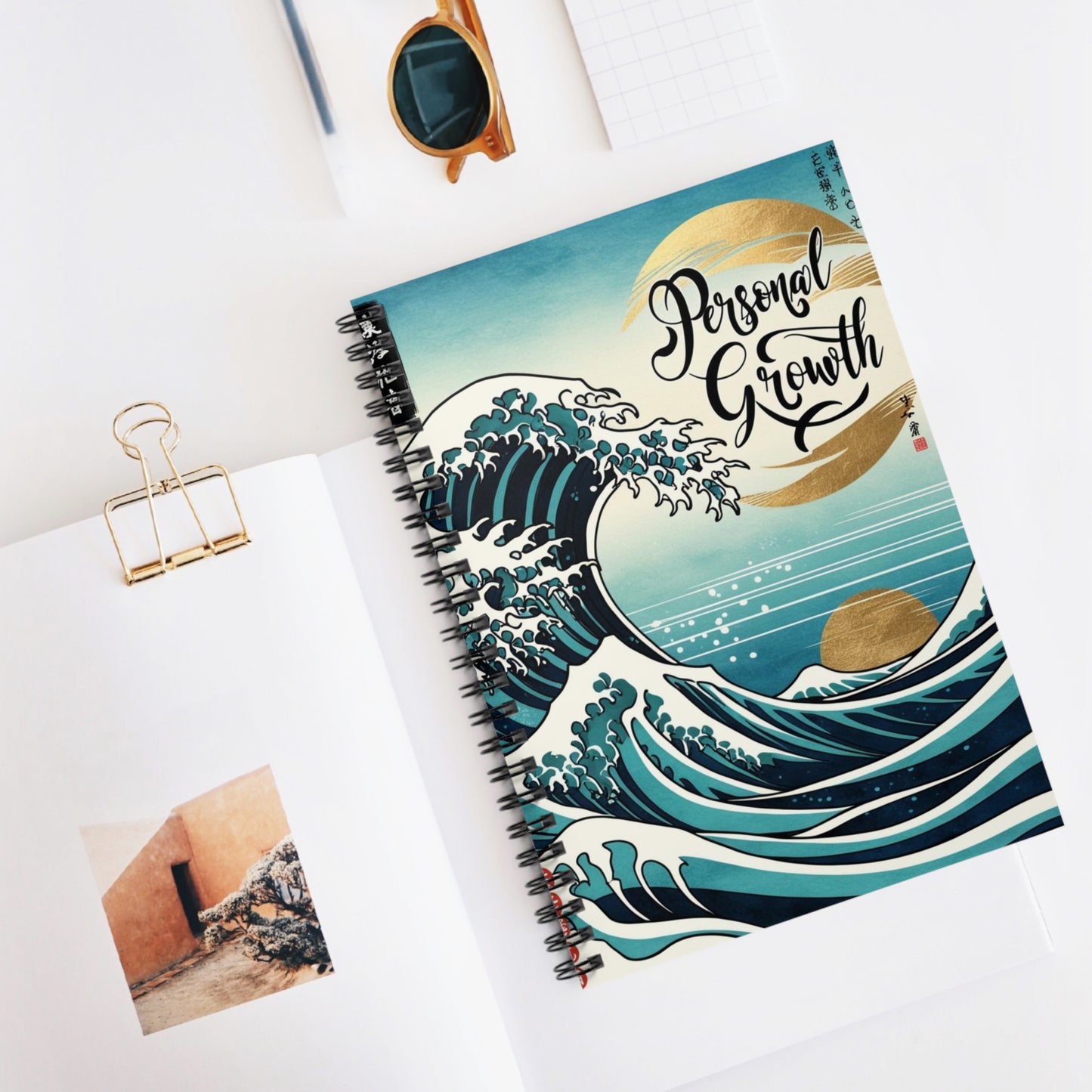Tsunami | Spiral Notebook - Ruled Line