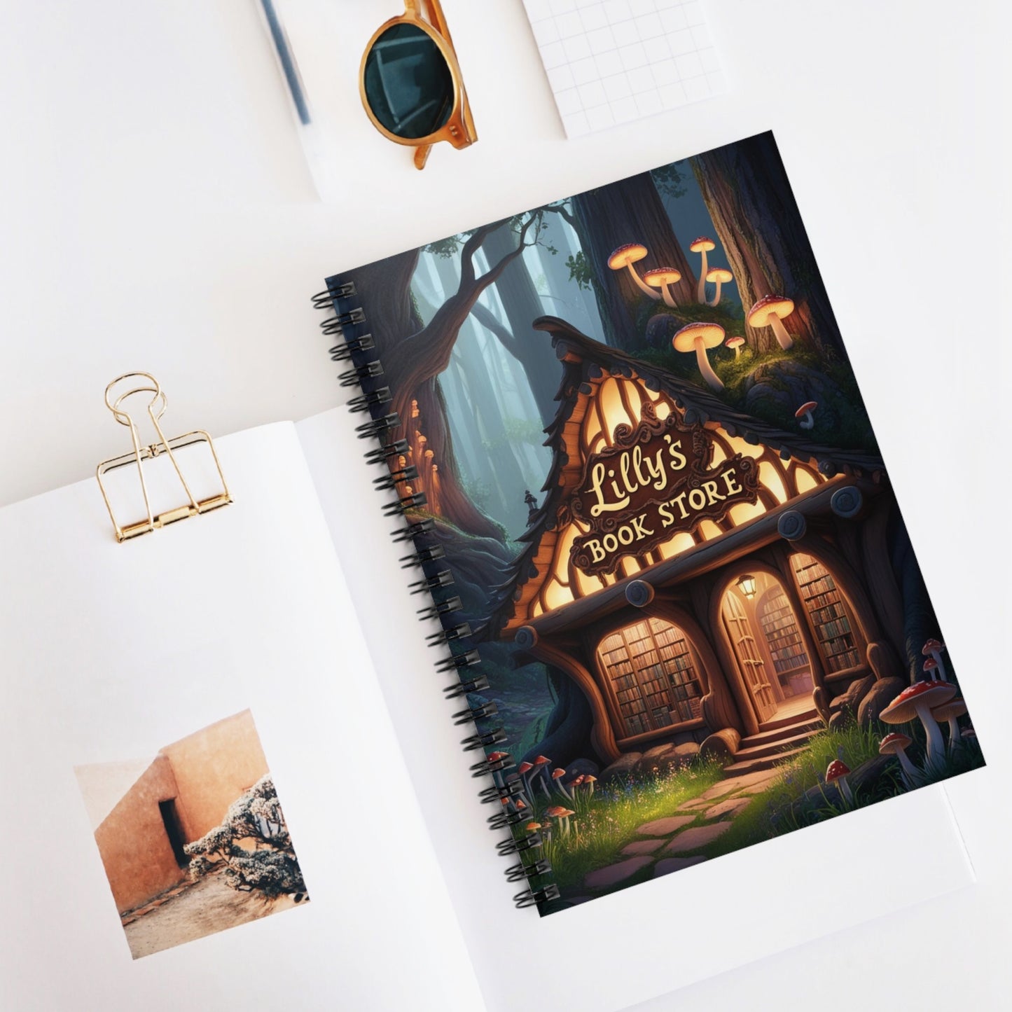 Enchanting Mushrooms | Spiral Notebook - Ruled Line