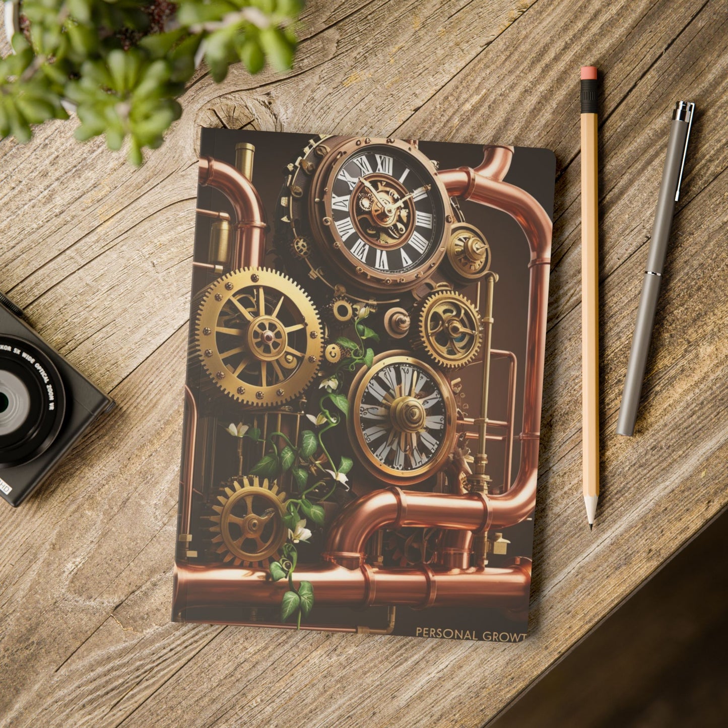 No Words, Just Time | Softcover Journal (with Inside Prints)