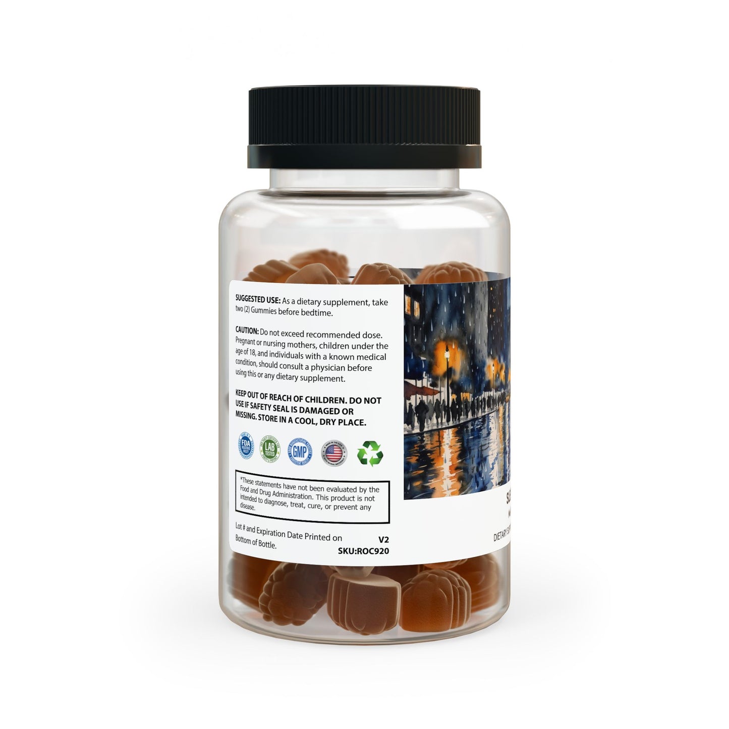 Sleep Well Gummies (60 Gummies) | Weary Night Collection