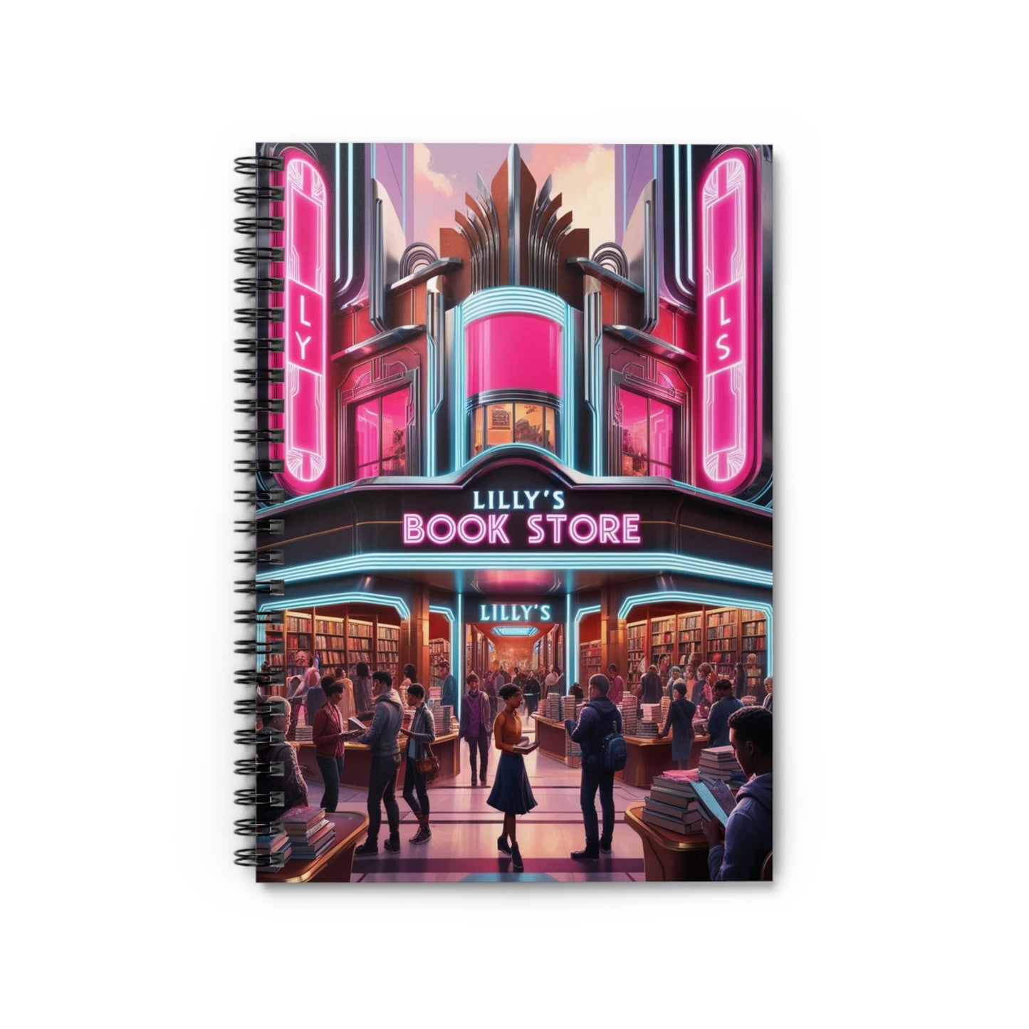 Chaotic Dance of Progress | Spiral Notebook - Ruled Line