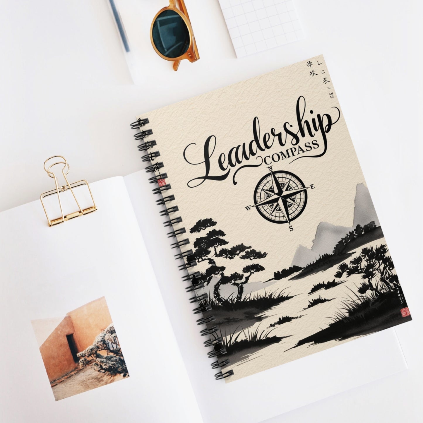 The Bird Hops Contentedly | Spiral Notebook - Ruled Line