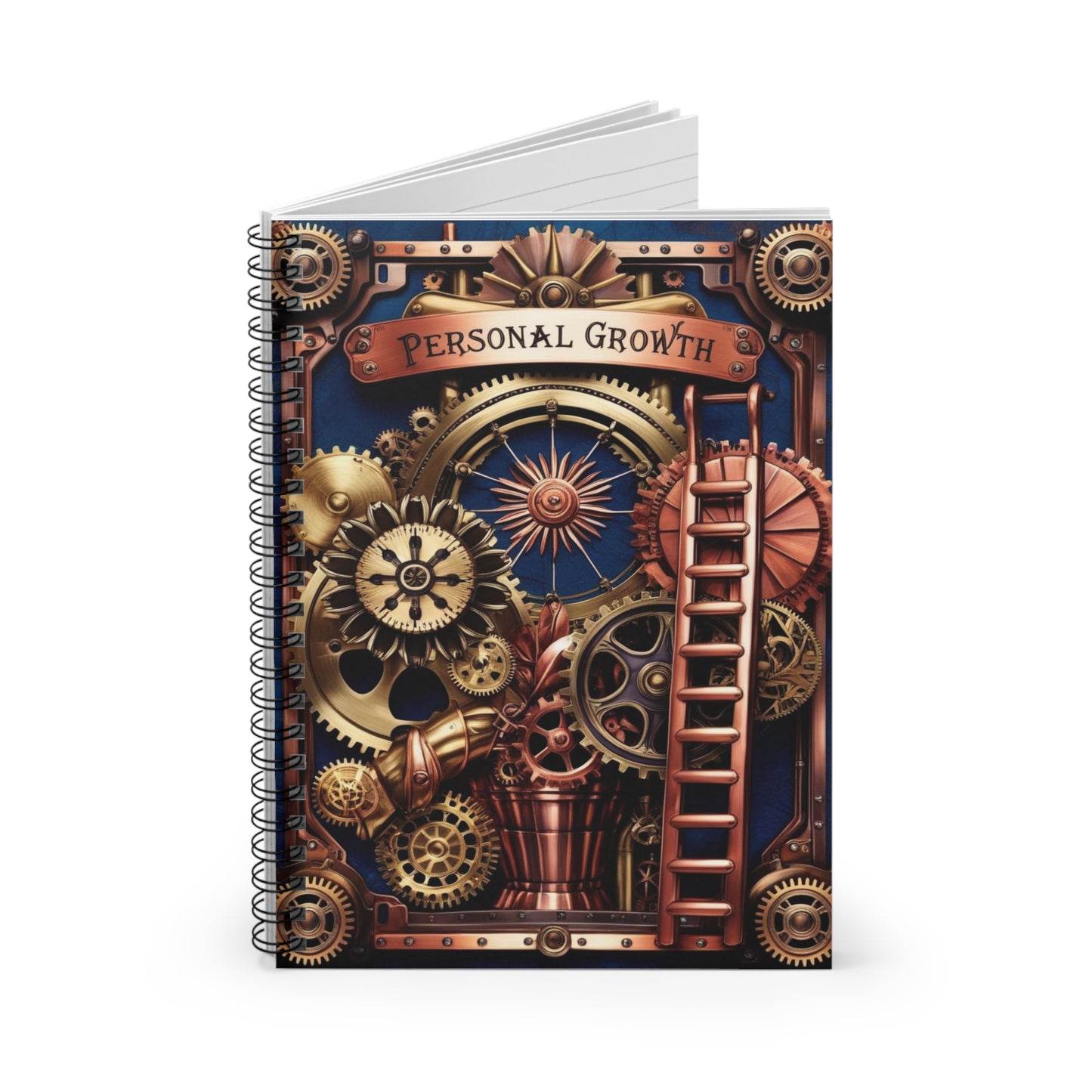 Bulky Leather Coats and Elaborate Goggles | Spiral Notebook - Ruled Line