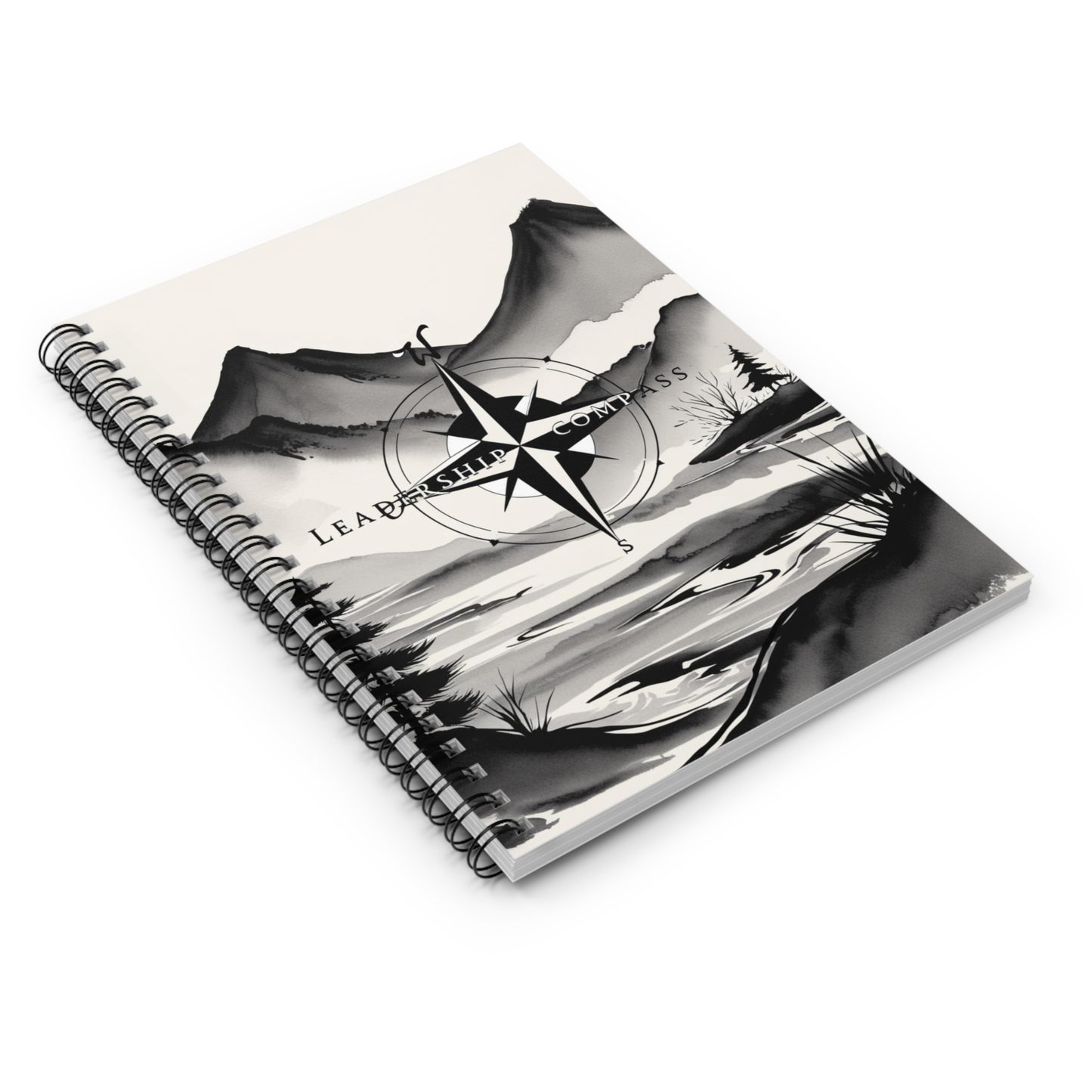 Nature's Embrace Unfolds | Spiral Notebook - Ruled Line