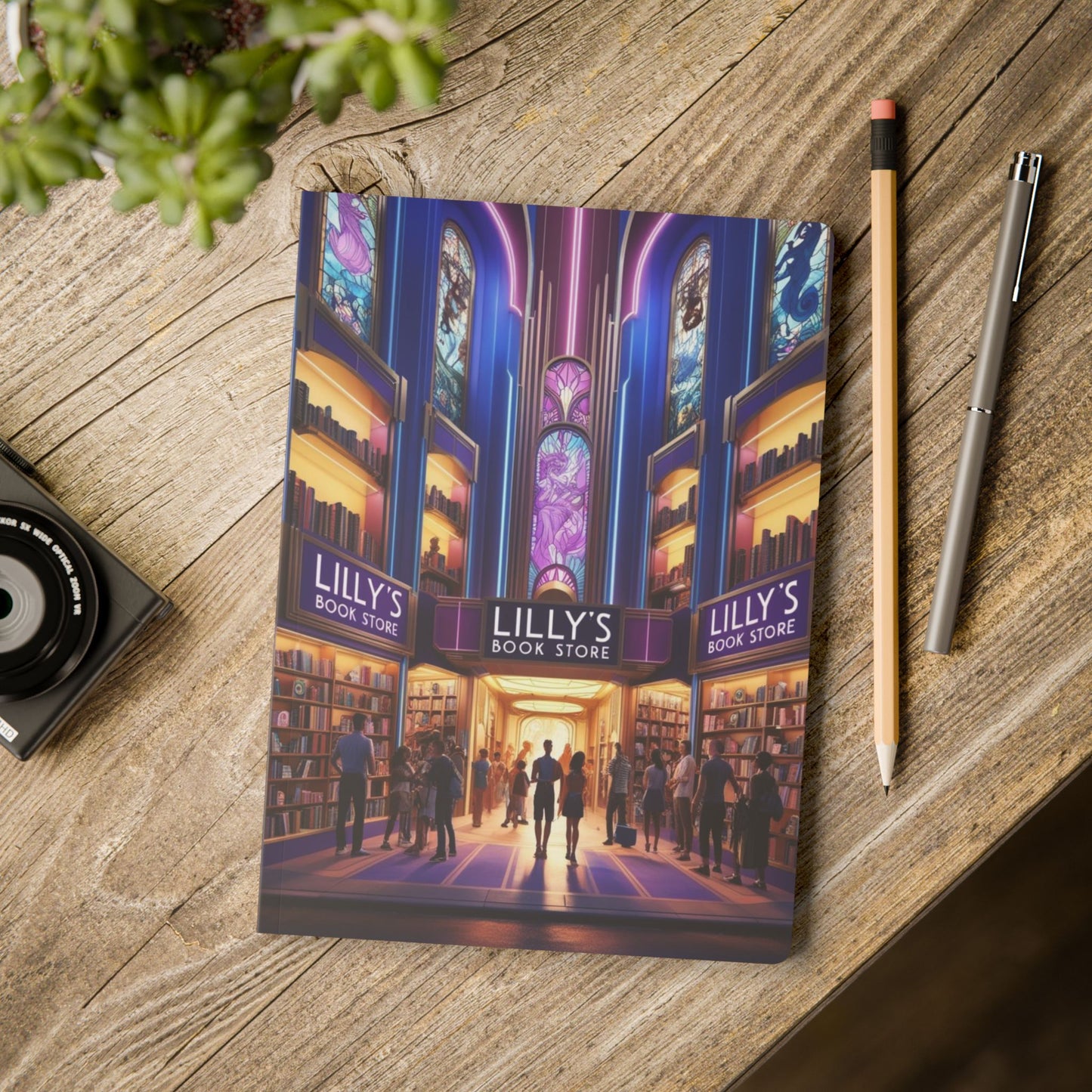 Synth Coffee | Softcover Journal (with Inside Prints)