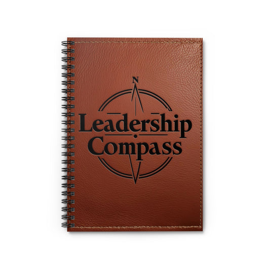 Inspired by Leather | Spiral Notebook - Ruled Line