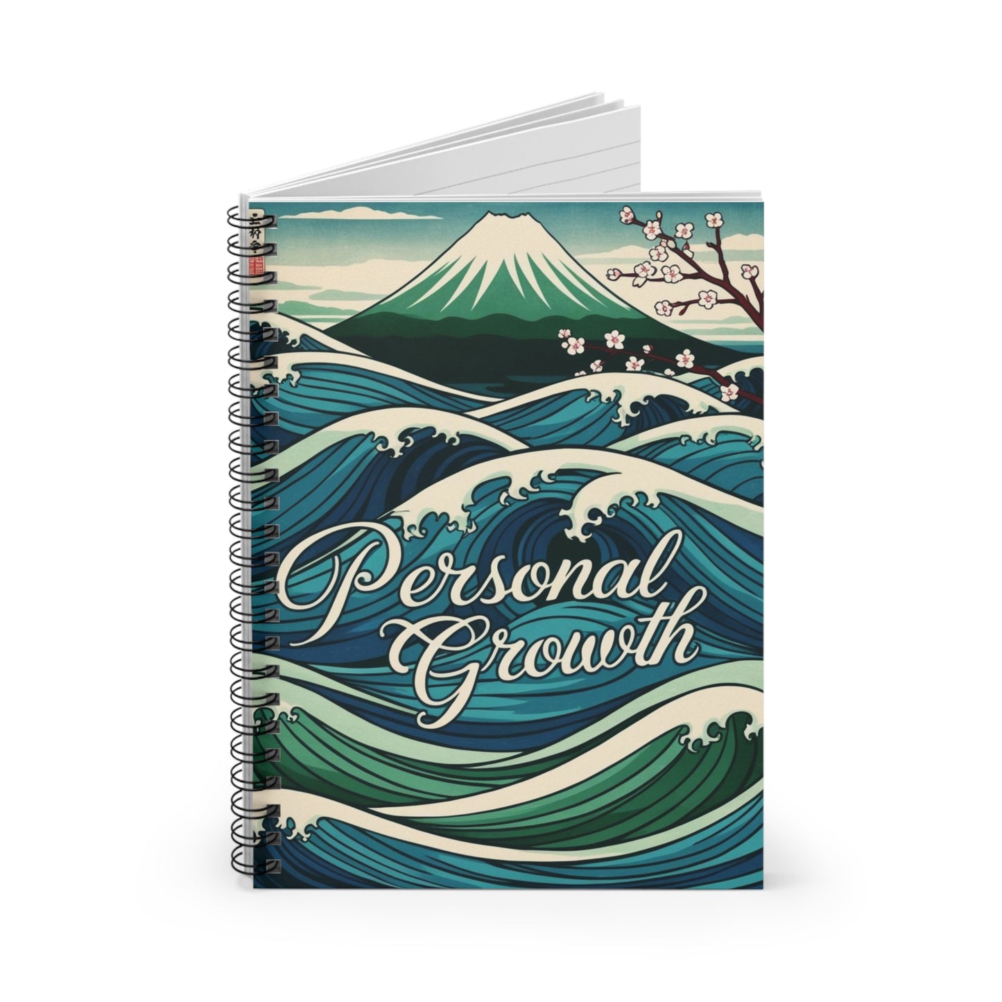 Nature's Breath Flows Free | Spiral Notebook - Ruled Line