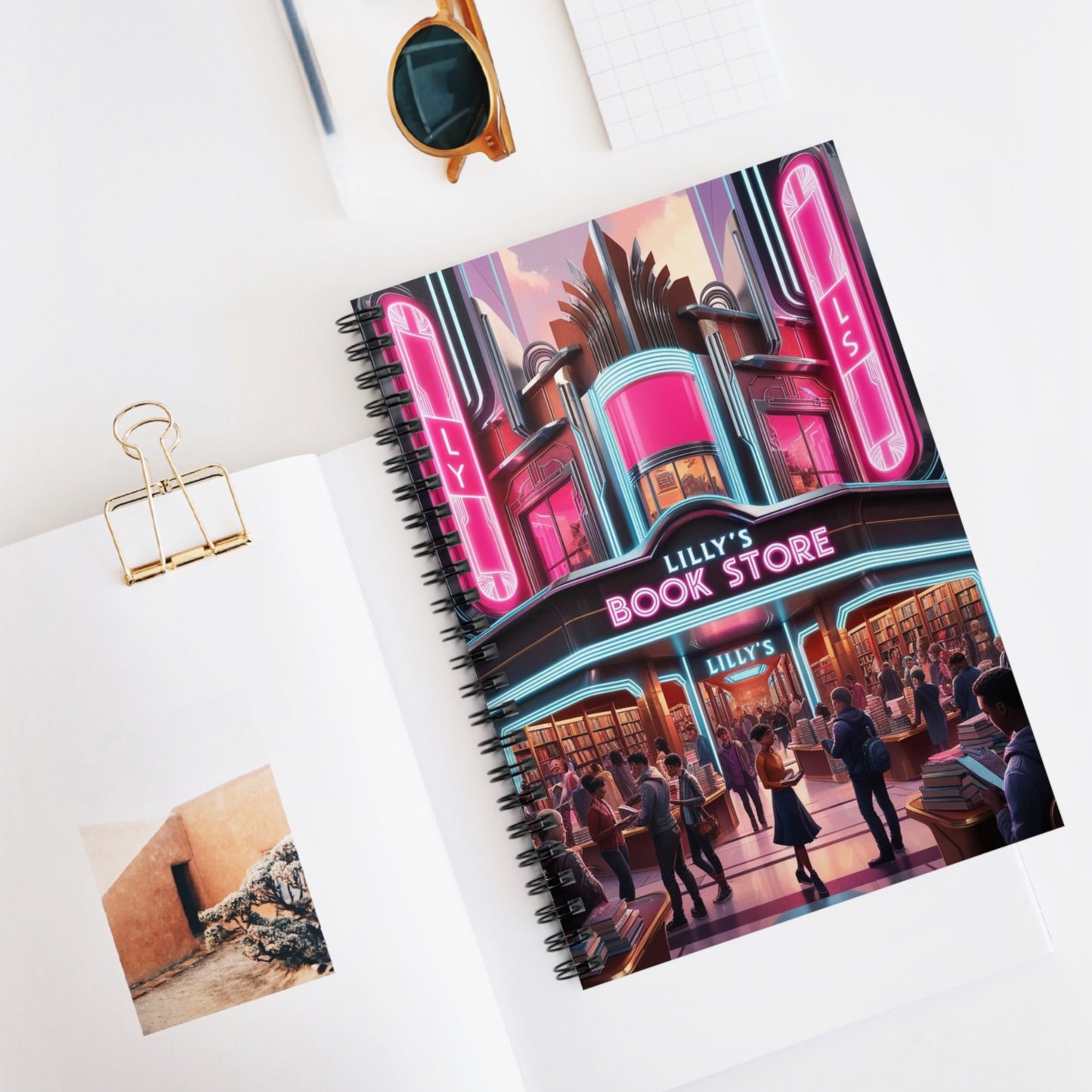 Chaotic Dance of Progress | Spiral Notebook - Ruled Line
