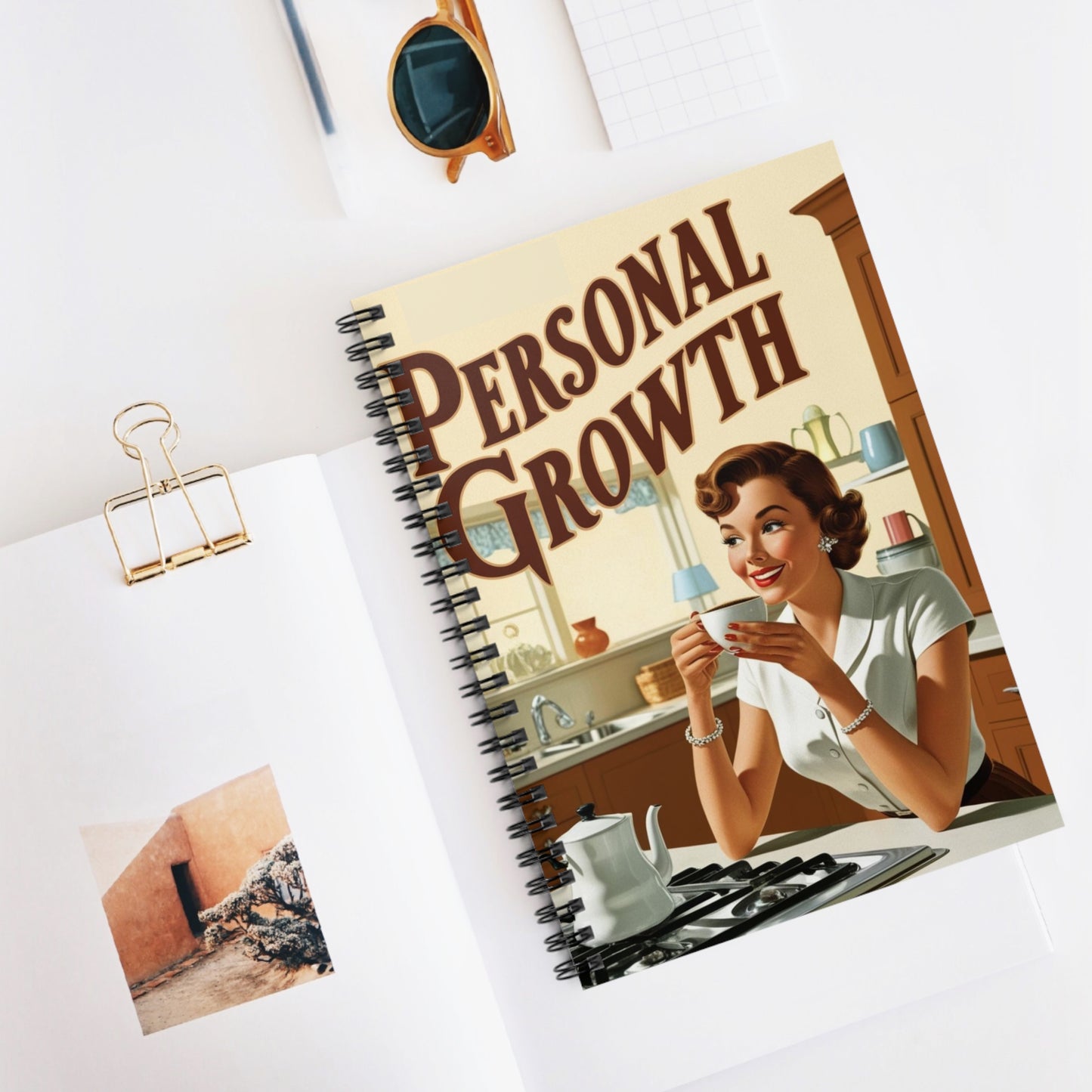 Quaint Suburb of Maplewood | Spiral Notebook - Ruled Line