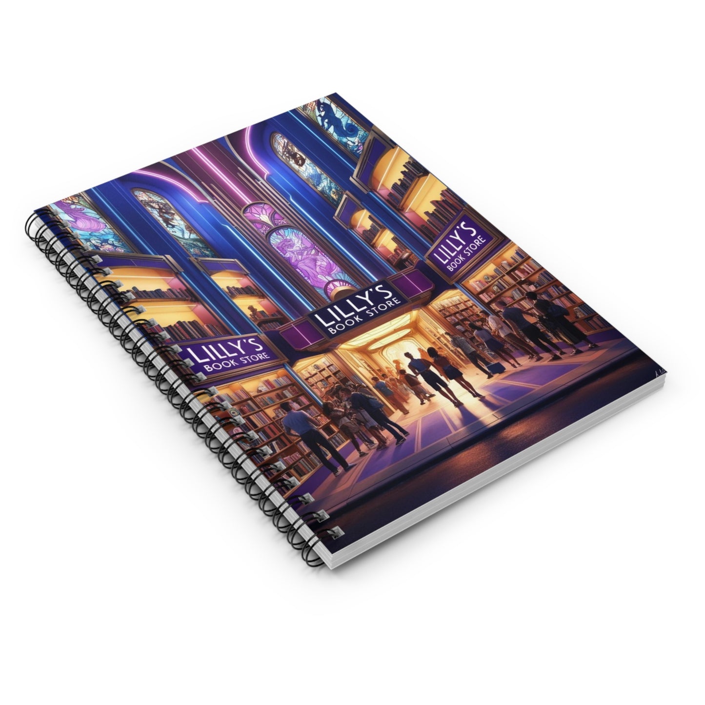 Synth Coffee | Spiral Notebook - Ruled Line