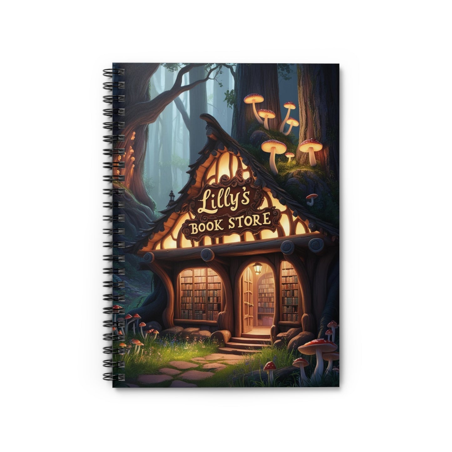 Enchanting Mushrooms | Spiral Notebook - Ruled Line