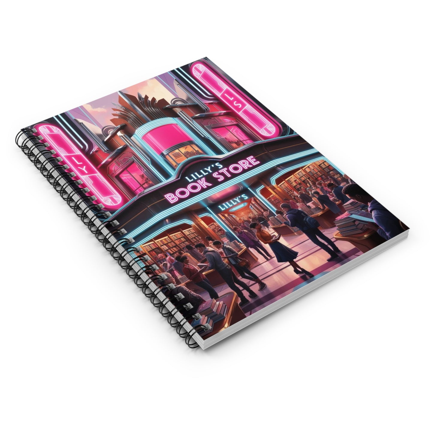 Chaotic Dance of Progress | Spiral Notebook - Ruled Line