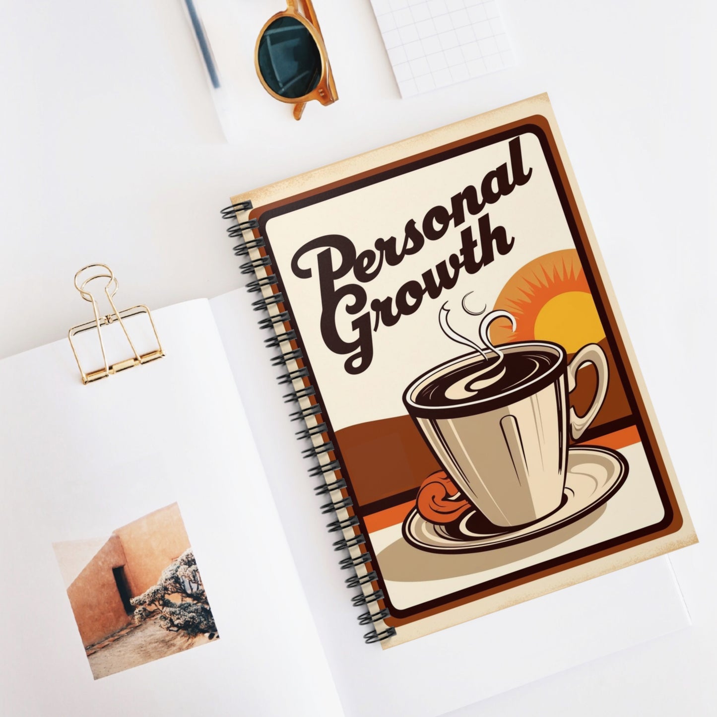 The Sun Always Shines in Maplewood | Spiral Notebook - Ruled Line