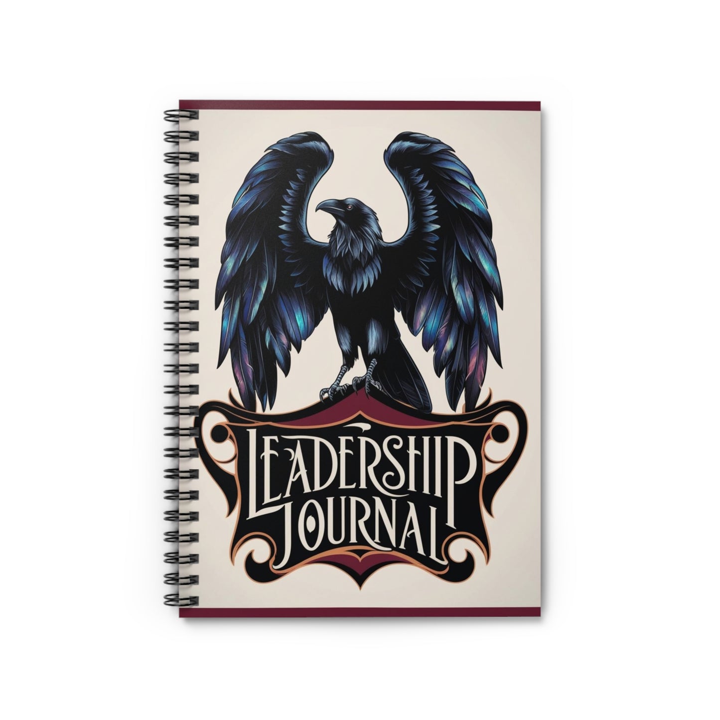 Triumphant Raven | Spiral Notebook - Ruled Line