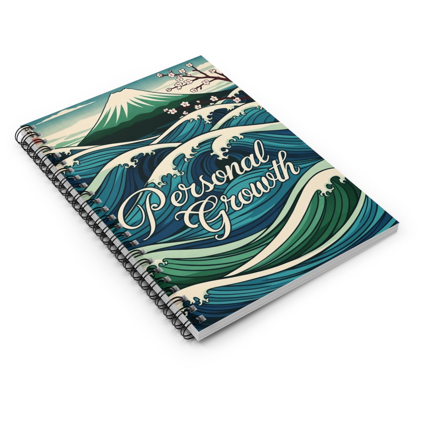 Nature's Breath Flows Free | Spiral Notebook - Ruled Line