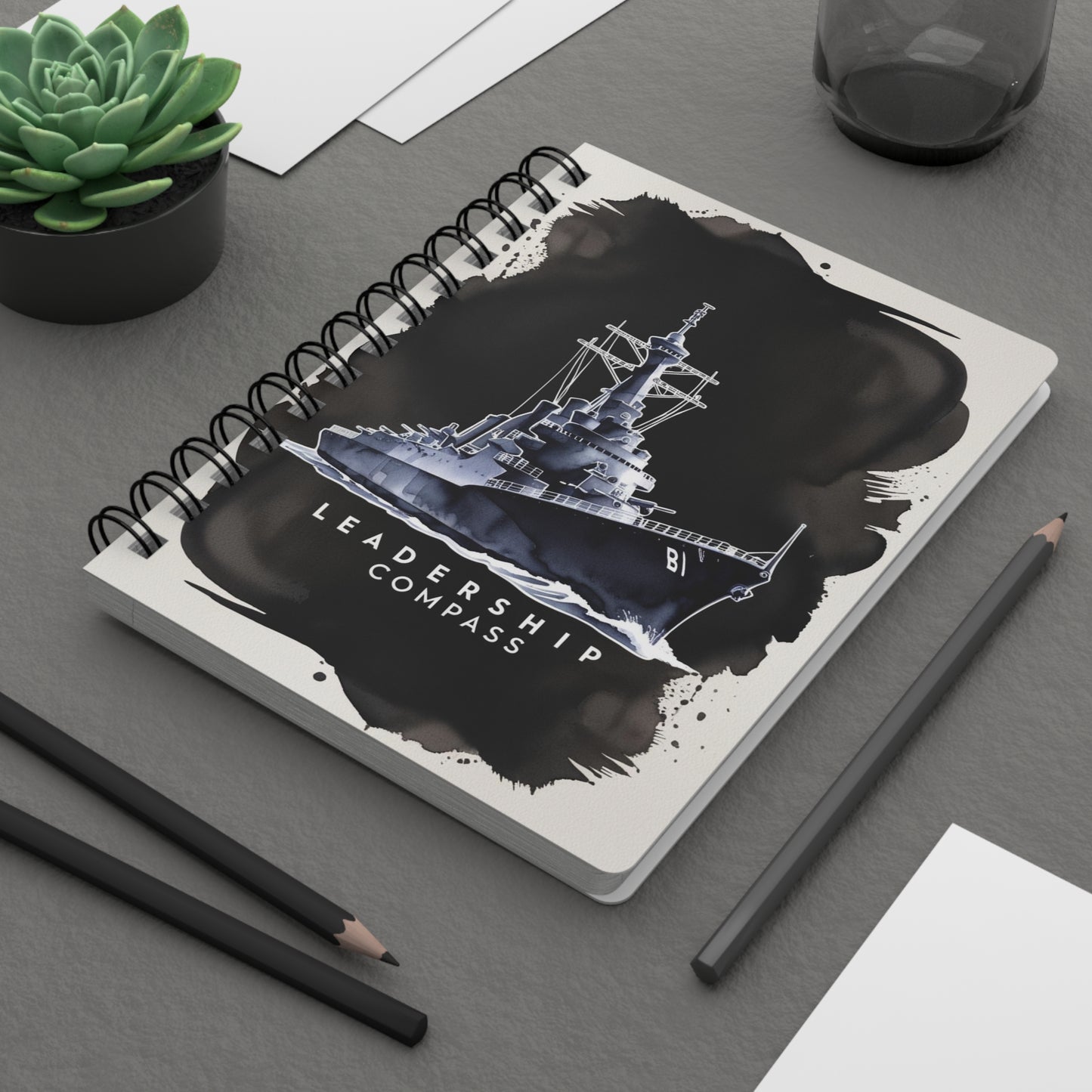 Stationed Close By | Spiral Bound Journal